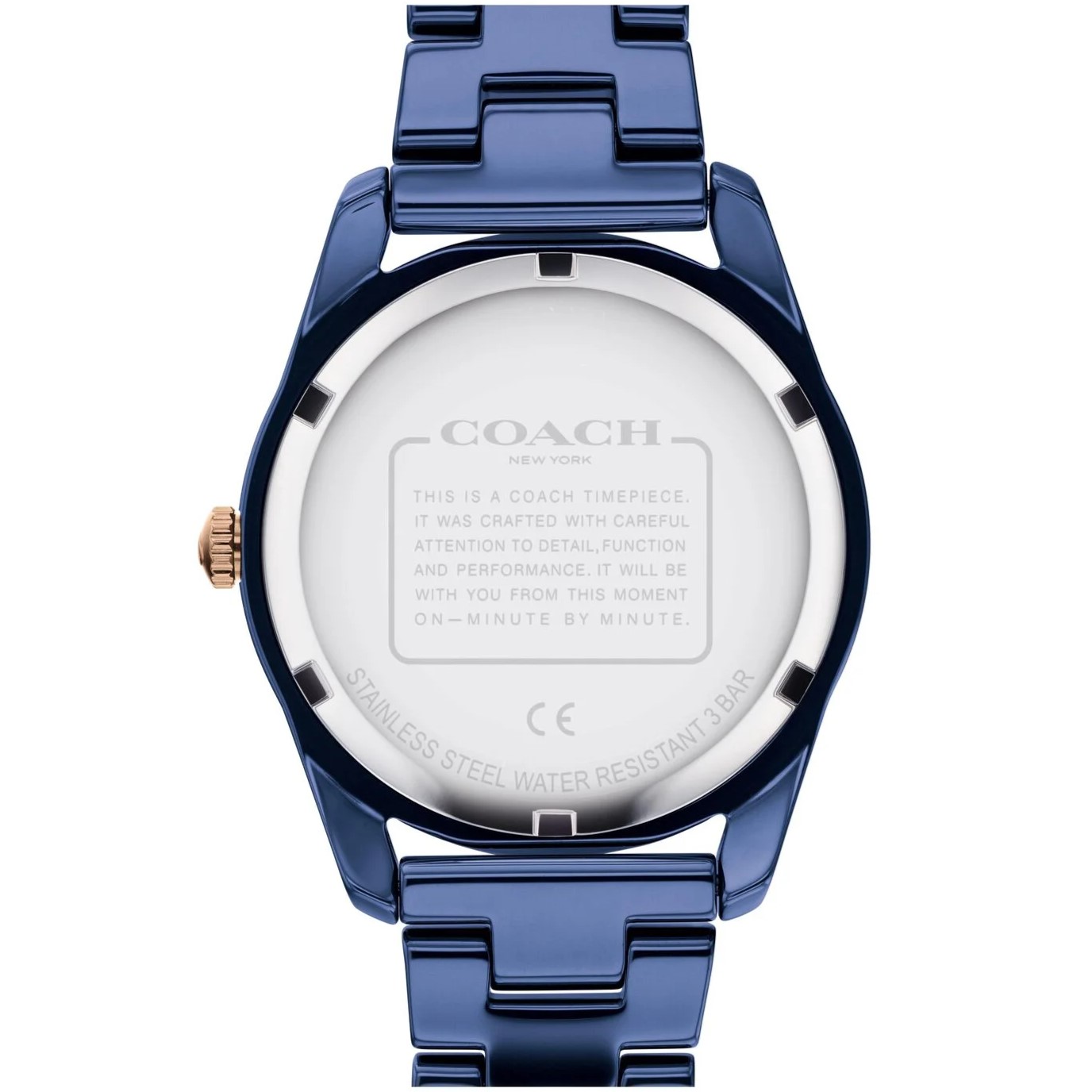 Đồng hồ đeo tay nữ Coach Preston Navy Ceramic 1