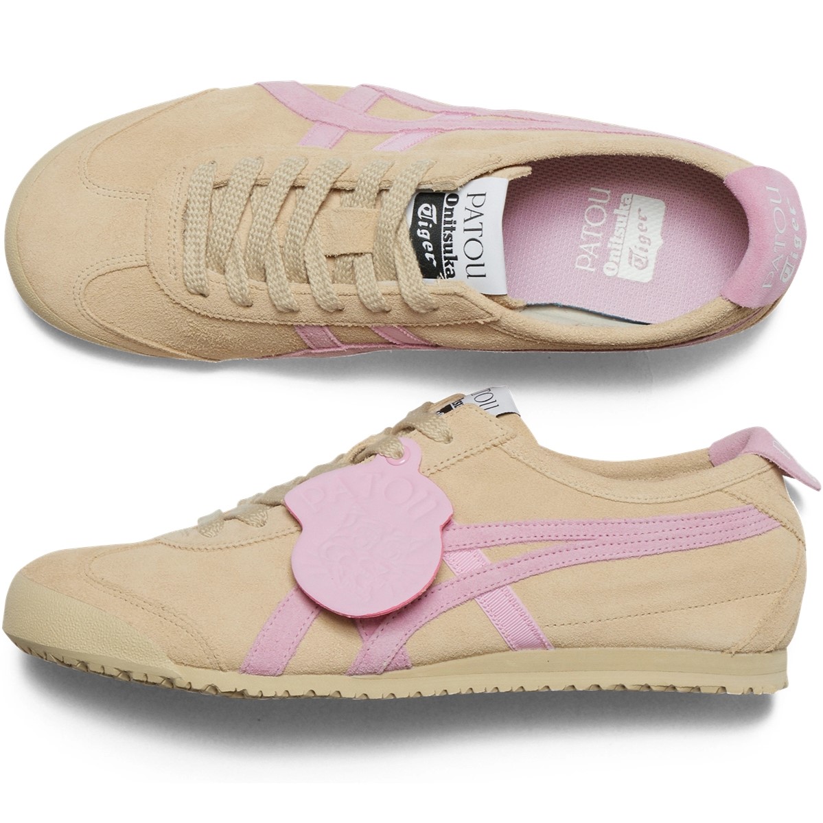 Giày thể thao Onitsuka Tiger x Patou Mexico 66 Putty Cotton Candy 1183C380-200 5