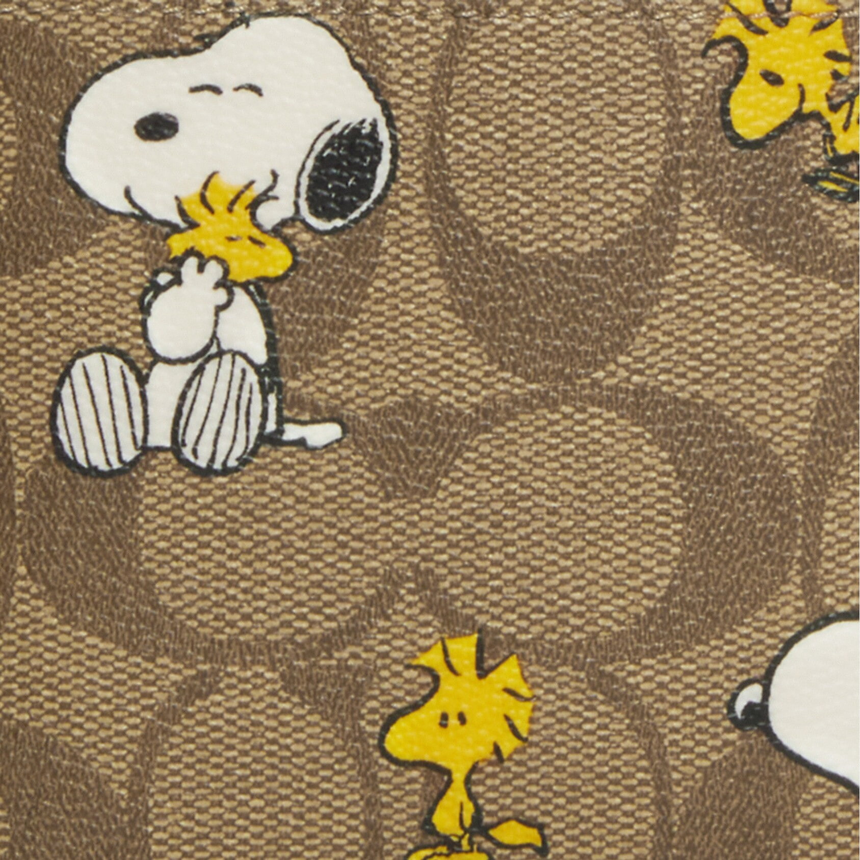 VÍ NGẮN COACH NAM LIMITED X PEANUTS 3 IN 1 WALLET IN SIGNATURE CANVAS WITH SNOOPY WOODSTOCK PRINT CE714 10