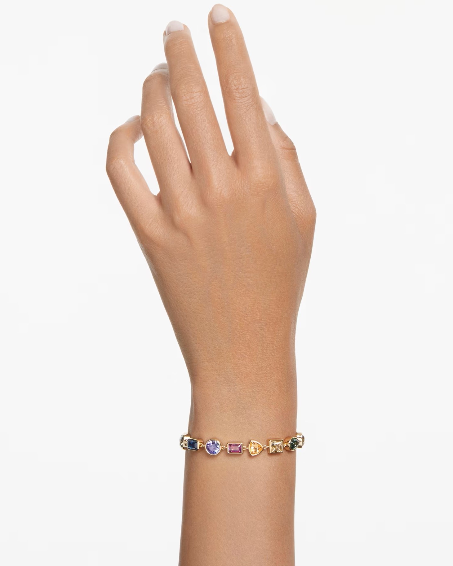 LẮC TAY SWAROVSKI STILLA BRACELET MIXED CUTS MULTICOLORED GOLD-TONE PLATED 5662925 1