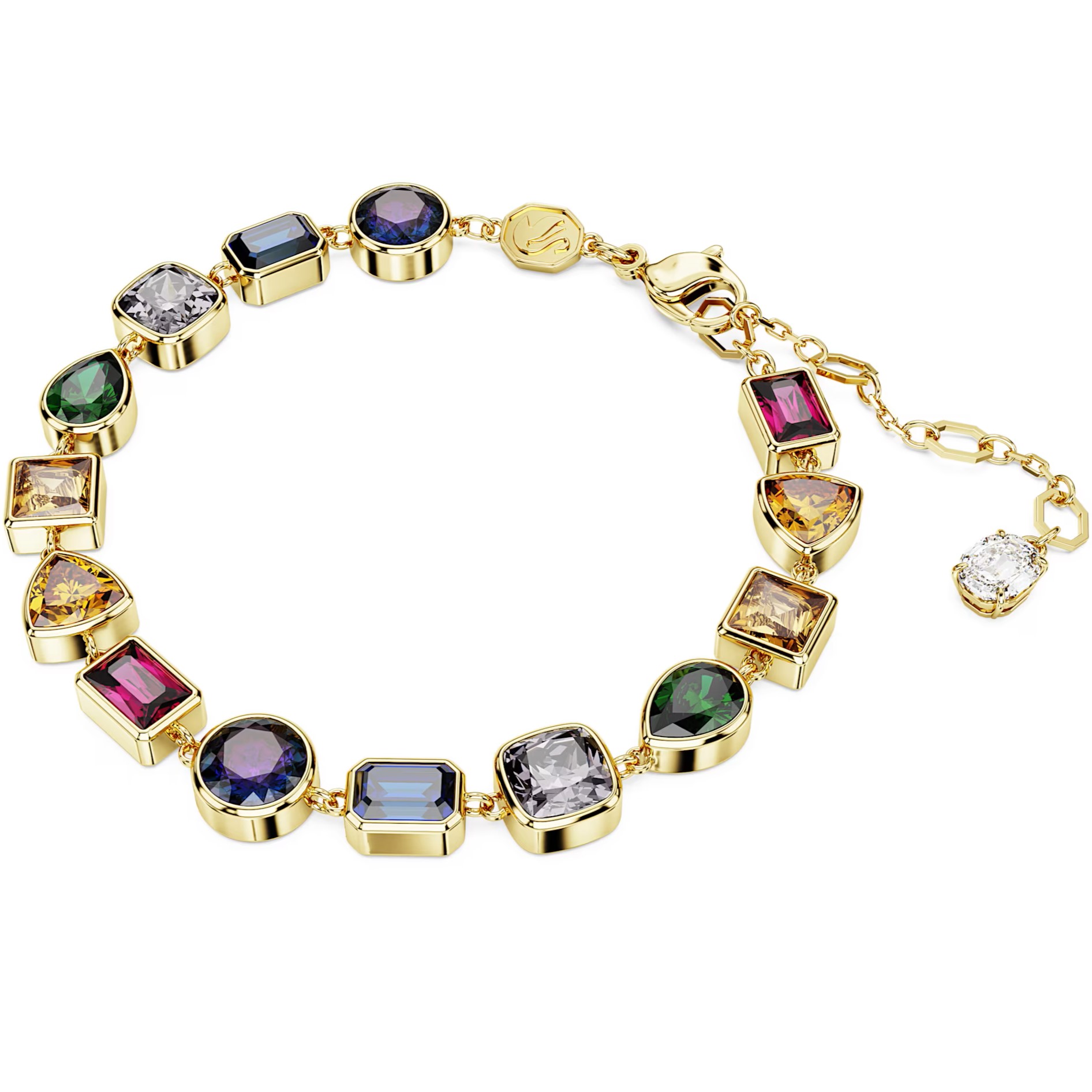 LẮC TAY SWAROVSKI STILLA BRACELET MIXED CUTS MULTICOLORED GOLD-TONE PLATED 5662925 2