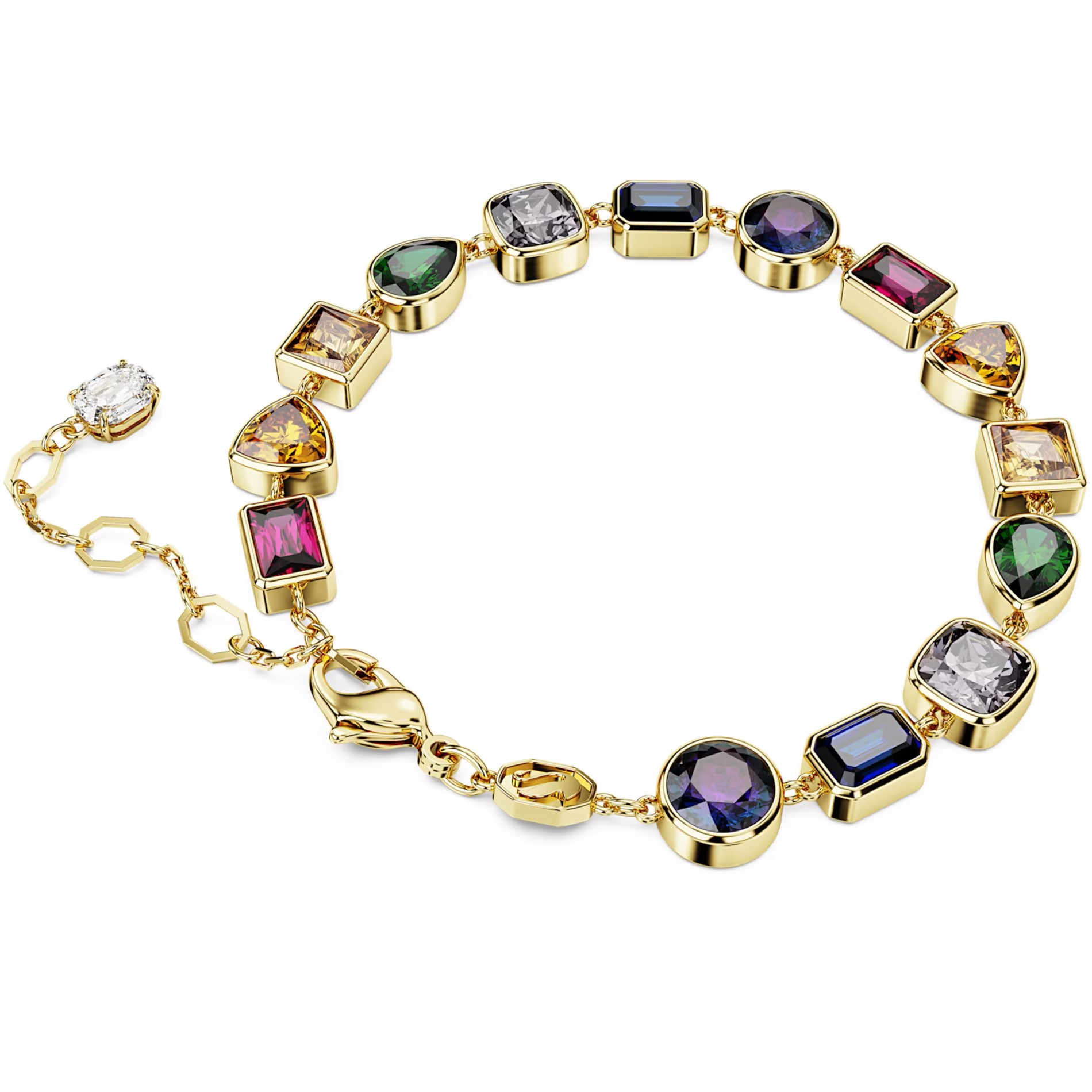 LẮC TAY SWAROVSKI STILLA BRACELET MIXED CUTS MULTICOLORED GOLD-TONE PLATED 5662925 3