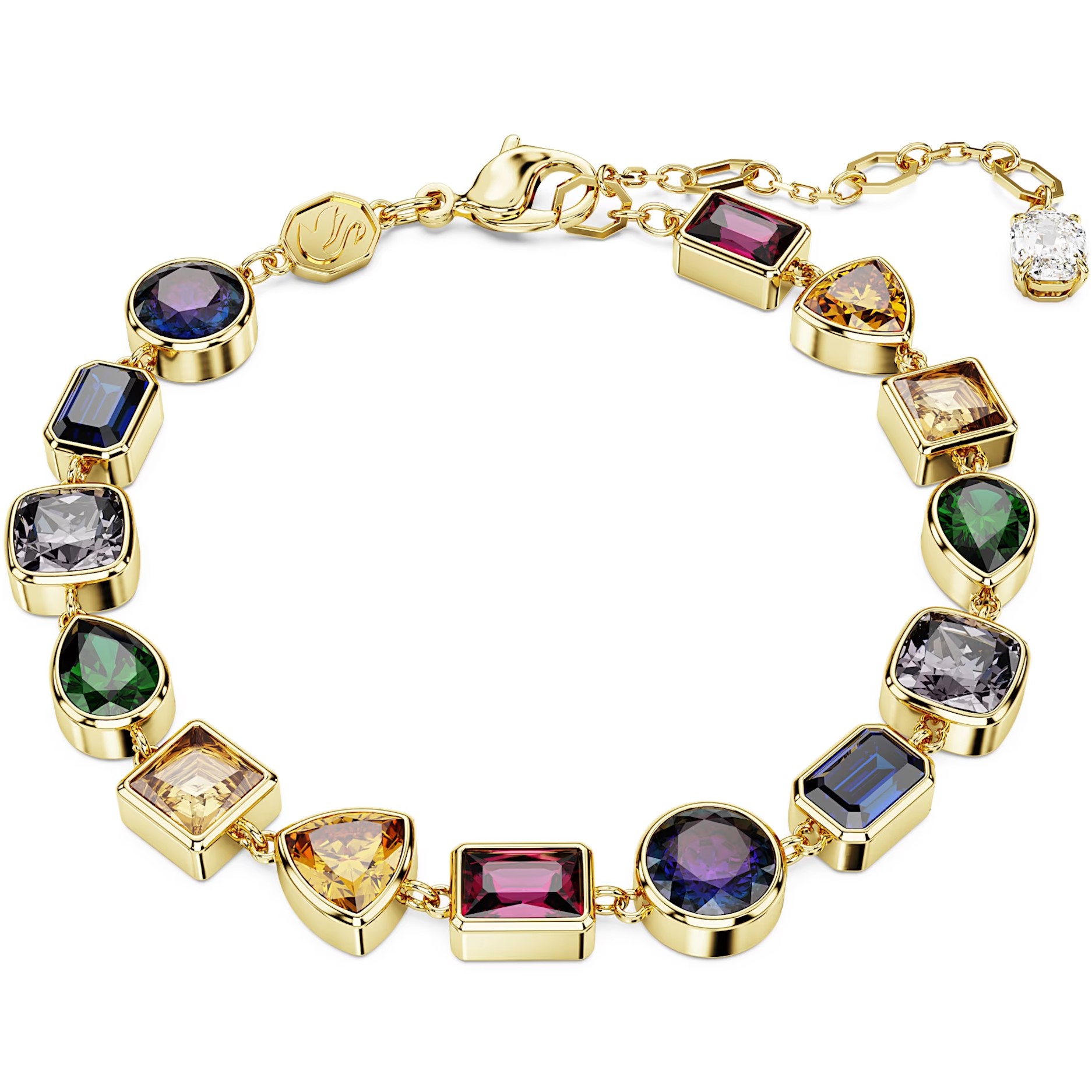 LẮC TAY SWAROVSKI STILLA BRACELET MIXED CUTS MULTICOLORED GOLD-TONE PLATED 5662925 4