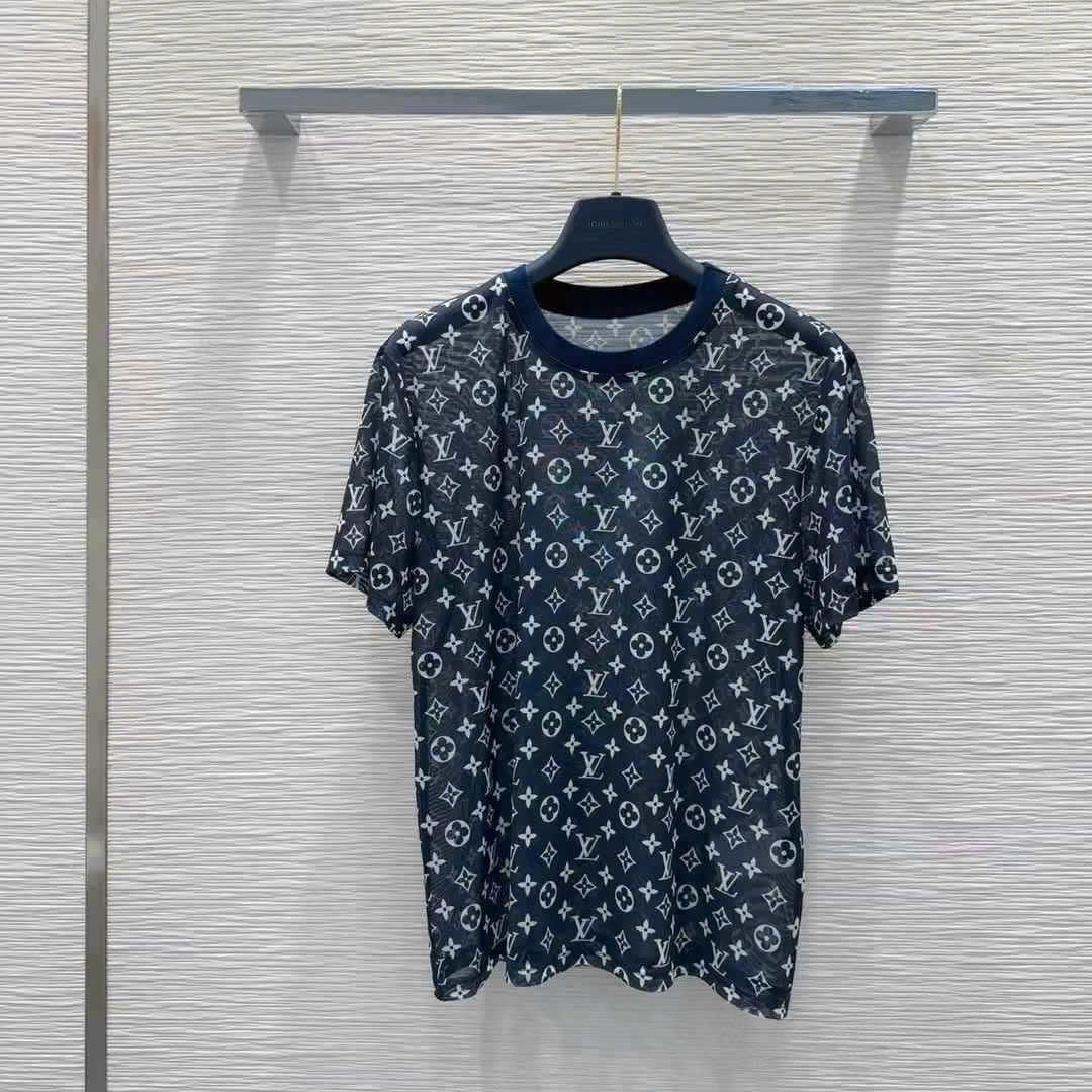 Combo bộ áo thun quần lụa dài xanh dương LV 6