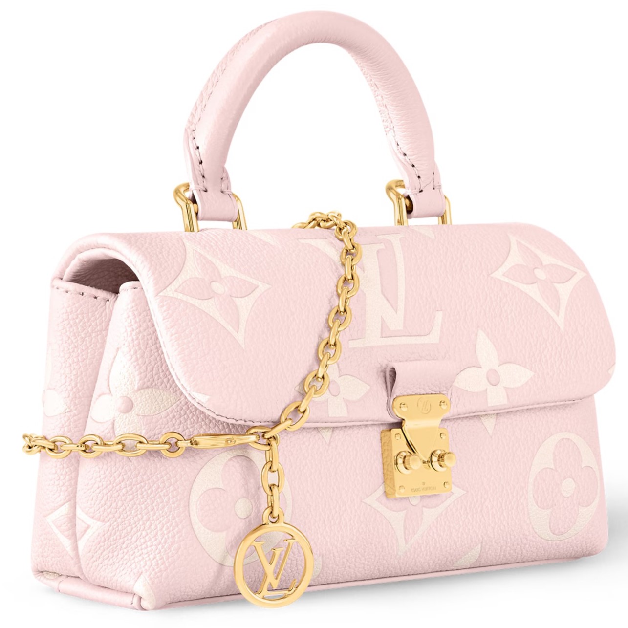 Túi xách LV Louis Vuitton Nano Madeleine Bicolor Monogram Empreinte Rose White Quartz 2