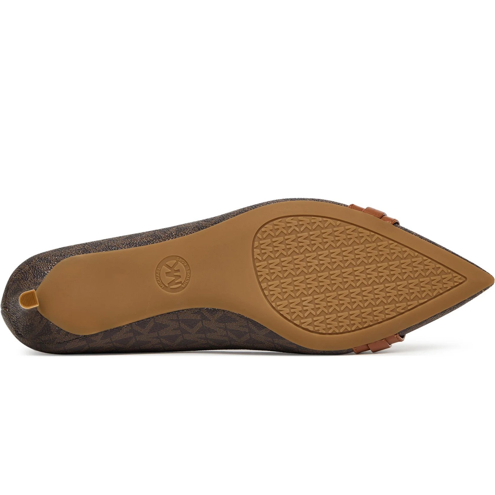 Giày cao gót MK Michael Kors Mandy Flex Signature Logo Pump Brown 40T5MAMP1B 3