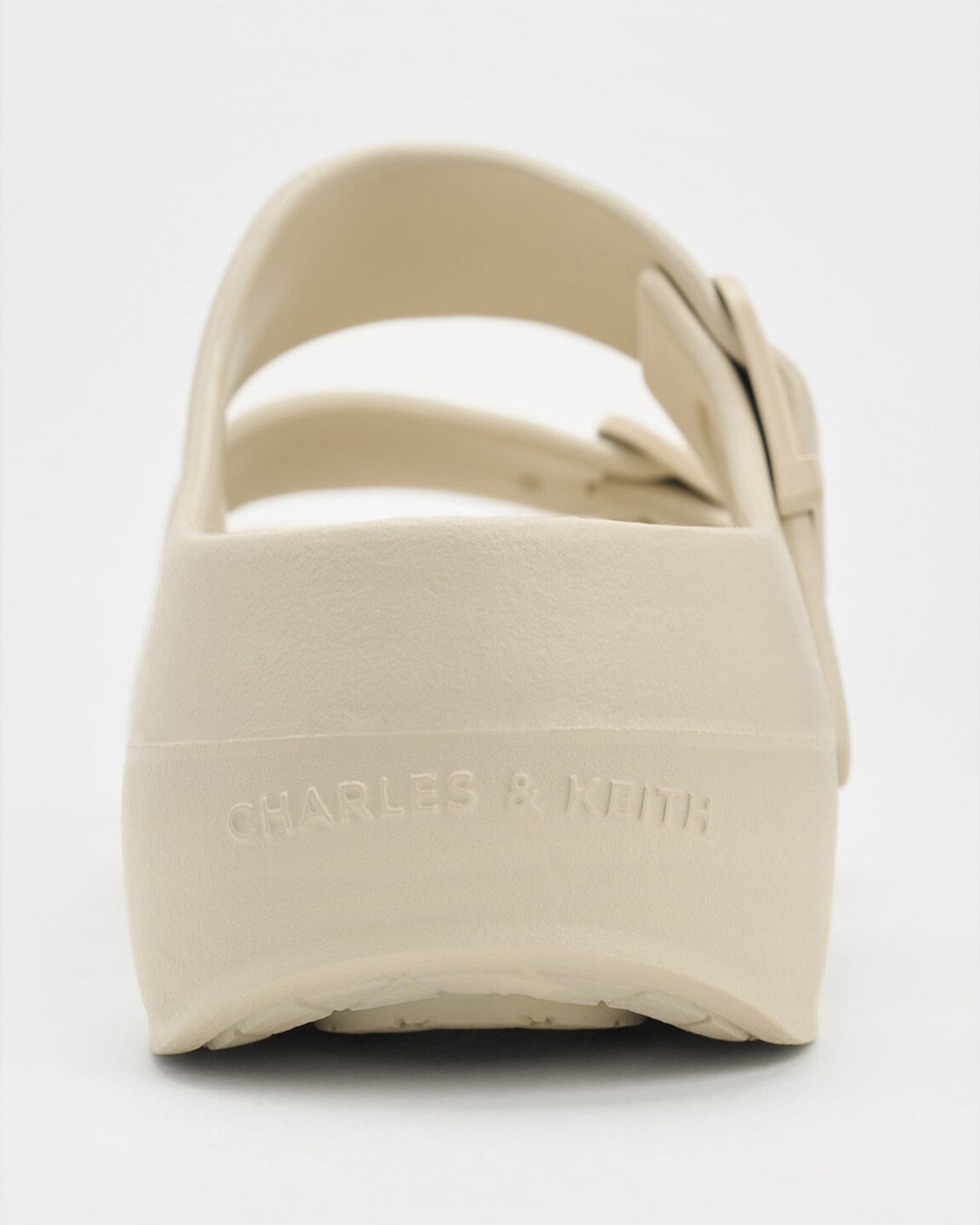 Giày Sandals Charles Keith Bunsy Double-Strap Sports Sandals Beige CK1-71650004 1
