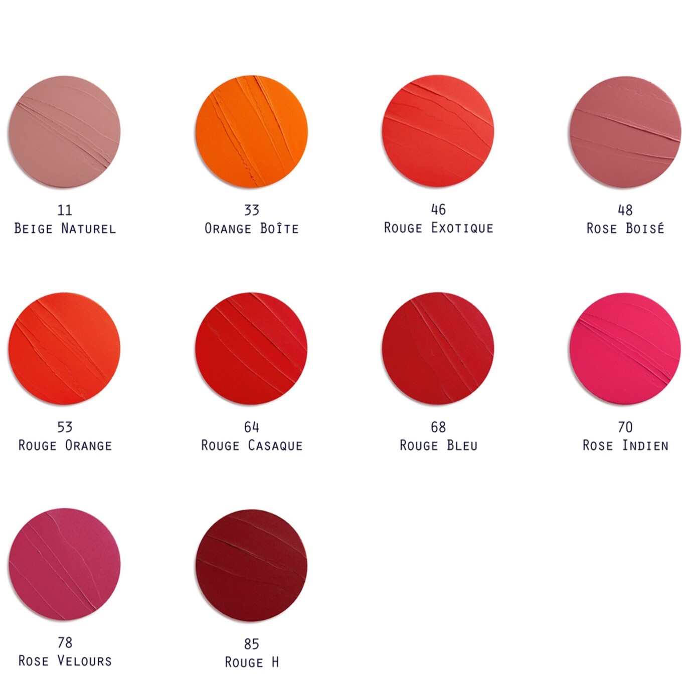 Son môi Rouge Hermès Rouge À Lèvres Mat Matte Lipstick 64 Rouge Casaque màu Đỏ Tươi 2