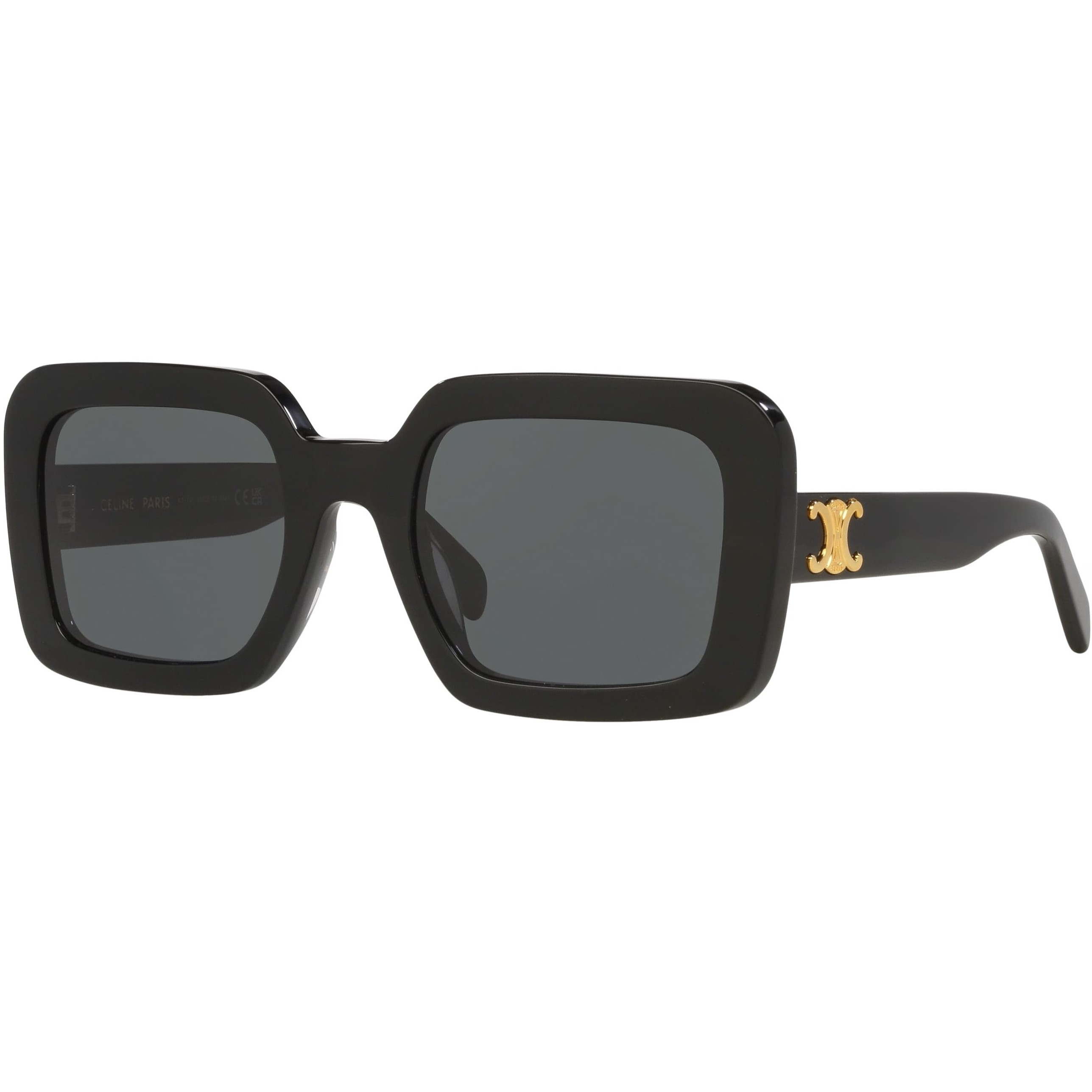 Mắt kính nữ Celine Triomphe Square Sunglasses Black CL40304U 7