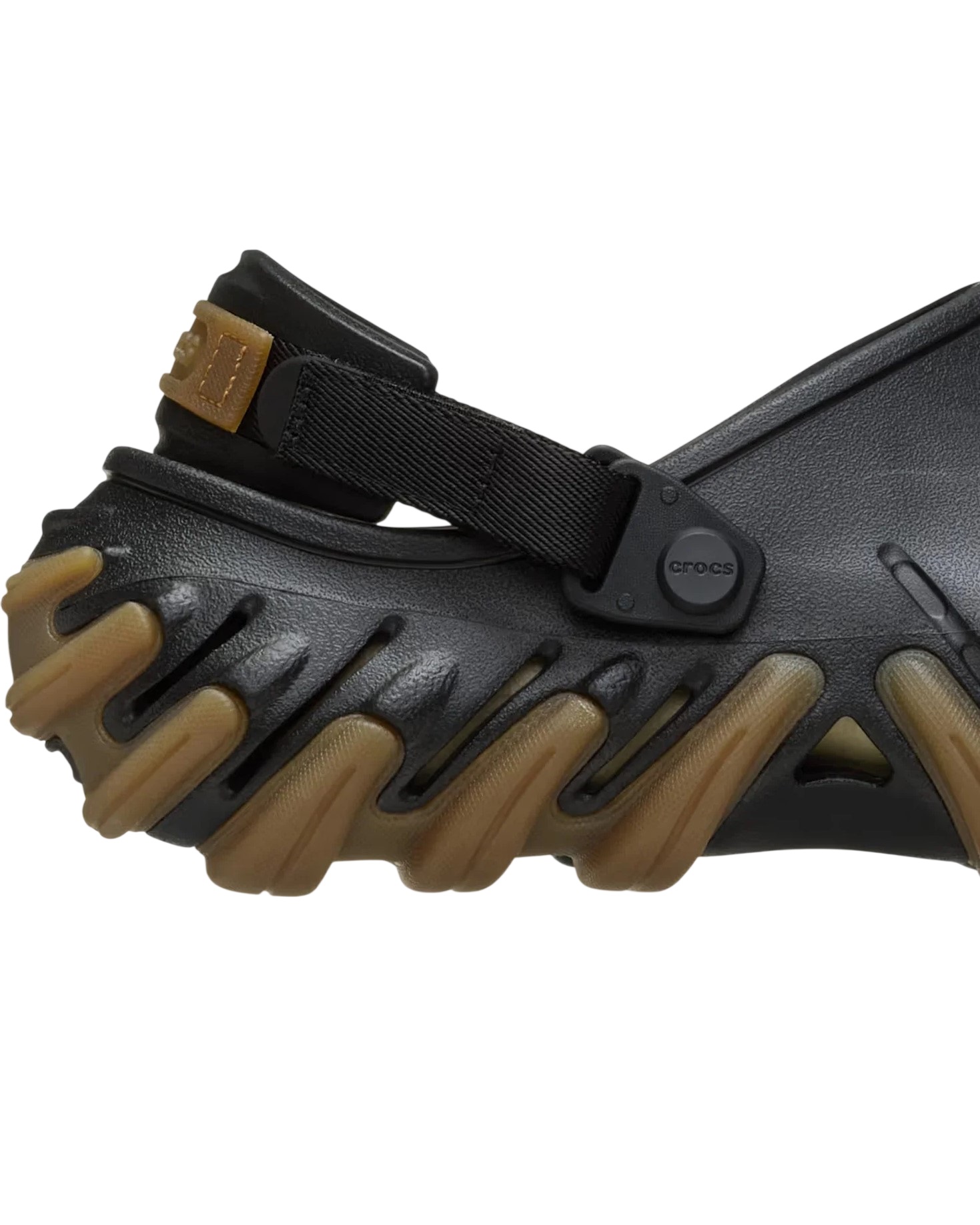 Giày đen Crocs Unisex Echo Gum RO Clog Black 3