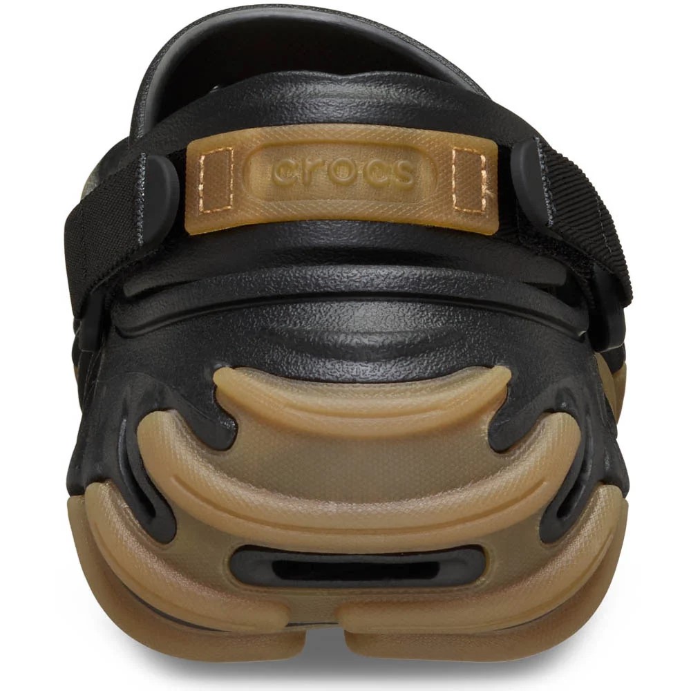 Giày đen Crocs Unisex Echo Gum RO Clog Black 7
