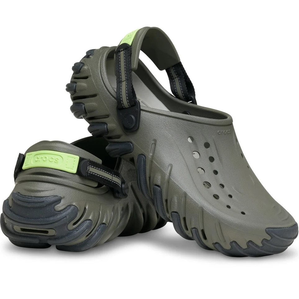 Giày sandal Clog Unisex Crocs Echo RO S2C Dusty Olive 2