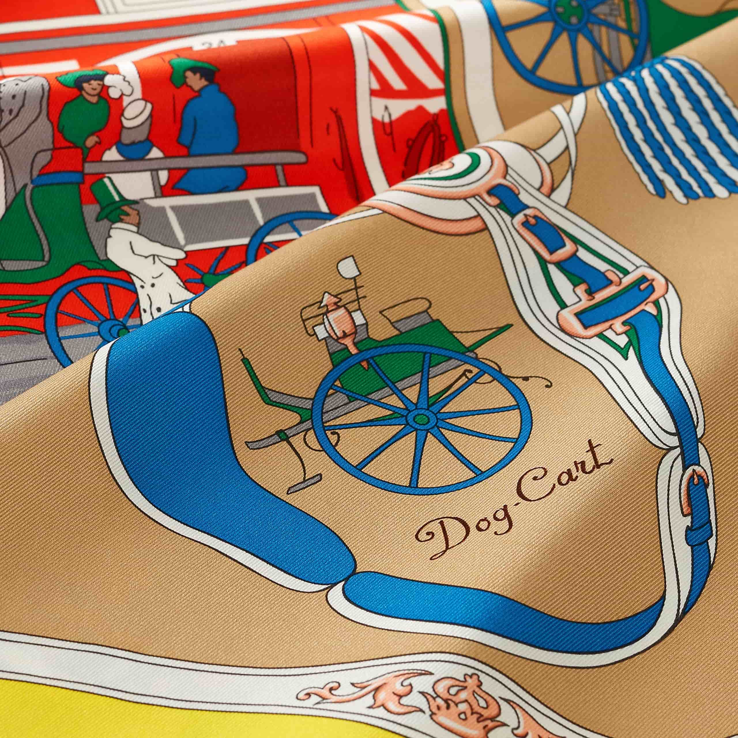 Khăn lụa vuông Hermes Palonniers Scarf 5