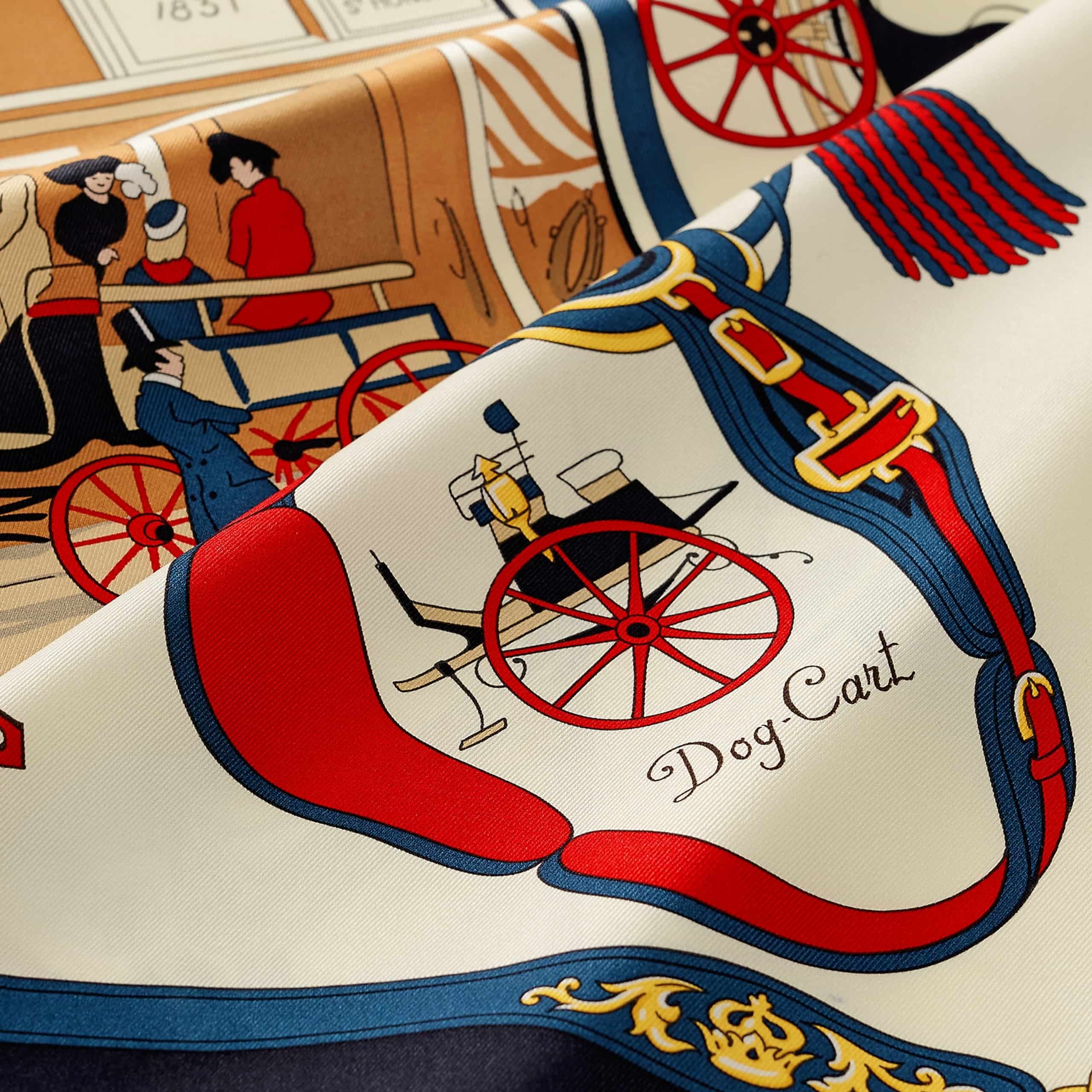 Khăn lụa vuông Hermes Palonniers Scarf 6
