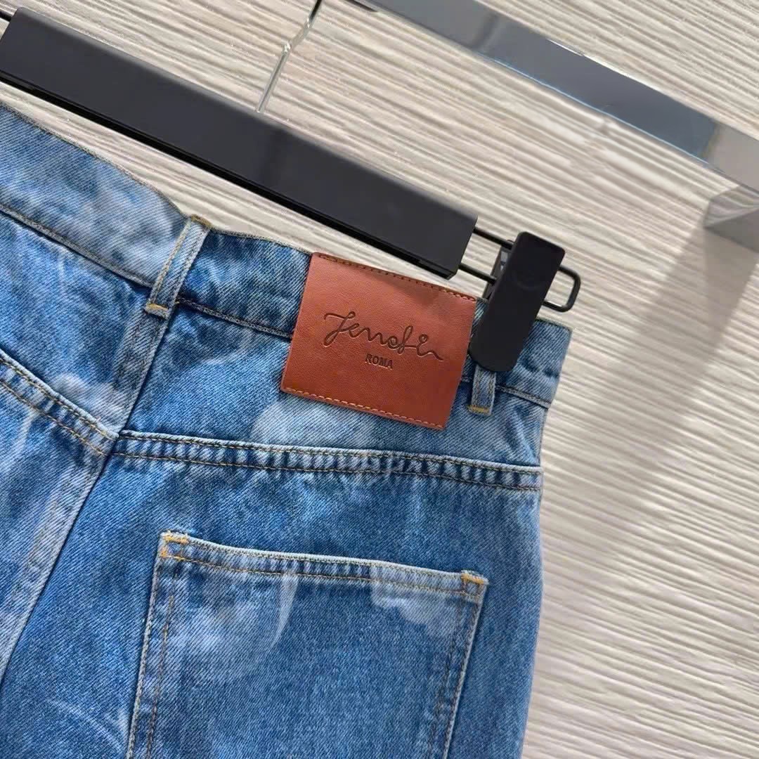 Váy ngắn nữ Jean Fendi xanh 10