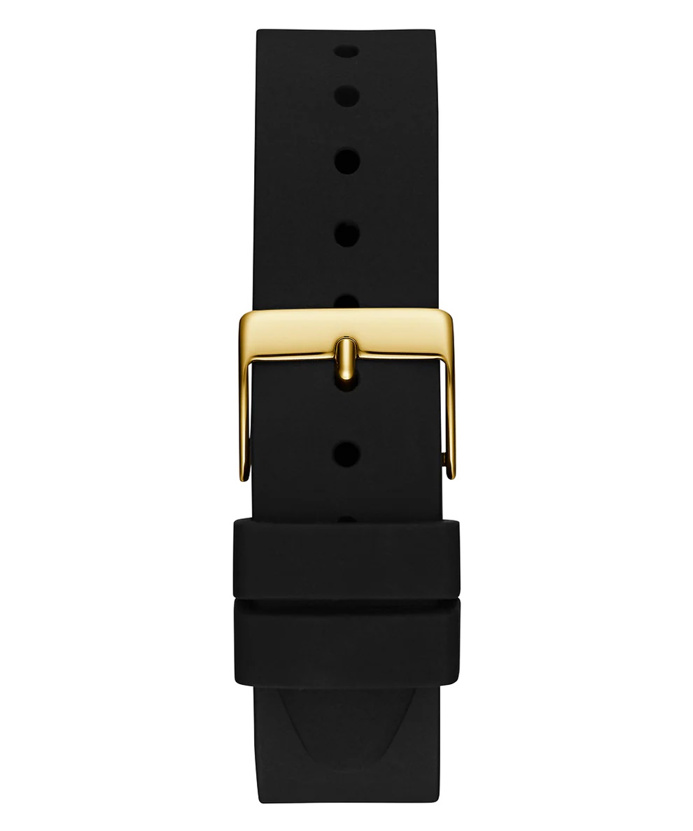 Đồng hồ đeo tay nữ Guess Ladies Black Gold Tone Analog Watch GW0755L3 1