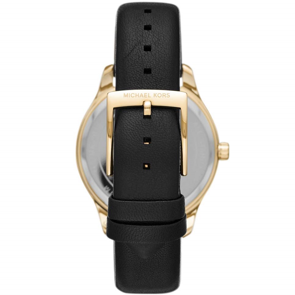 Đồng hồ đeo tay Michael Kors Layton Three Hand Mother of Pearl Black Dial Watch For Women MK2911 1
