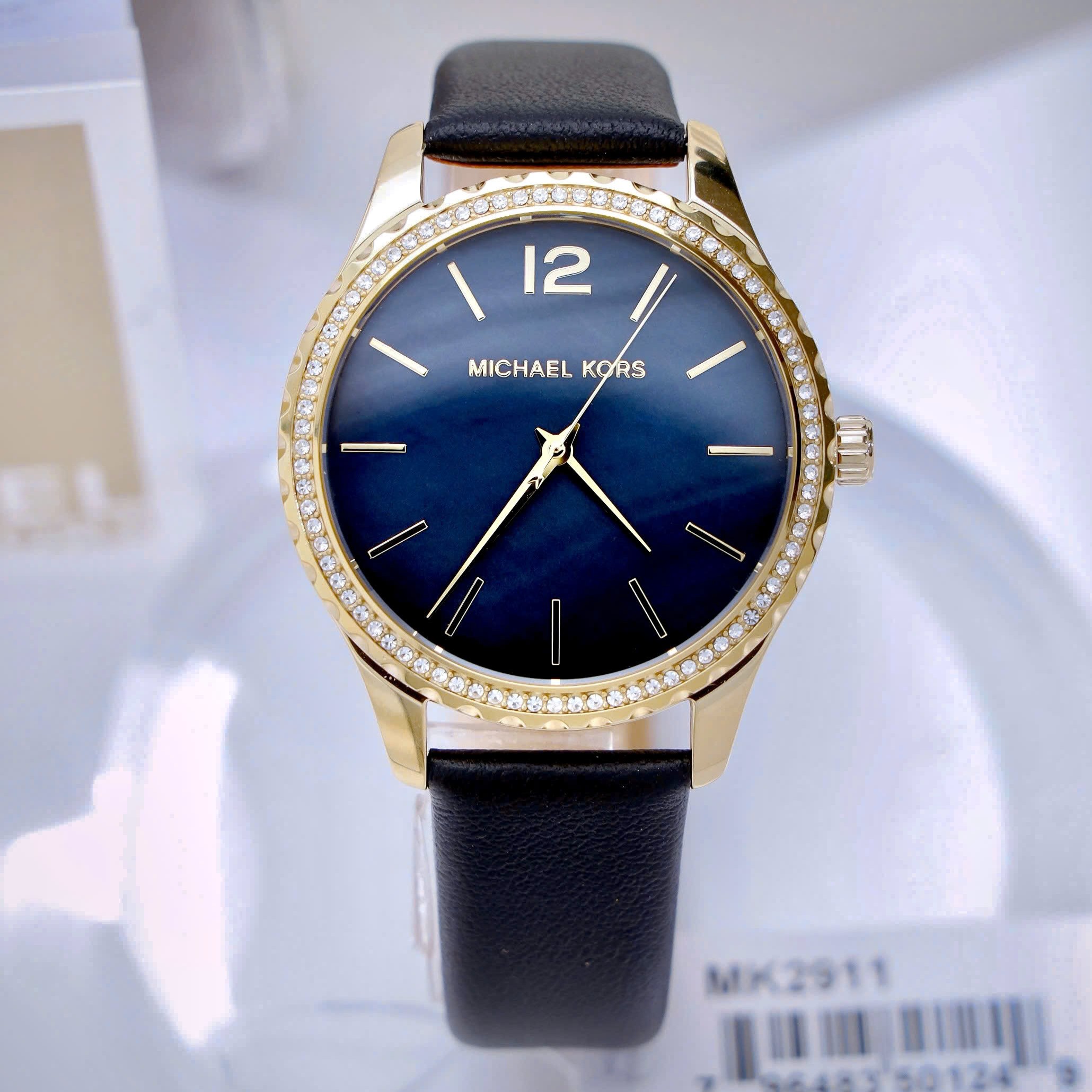 Đồng hồ đeo tay Michael Kors Layton Three Hand Mother of Pearl Black Dial Watch For Women MK2911 14