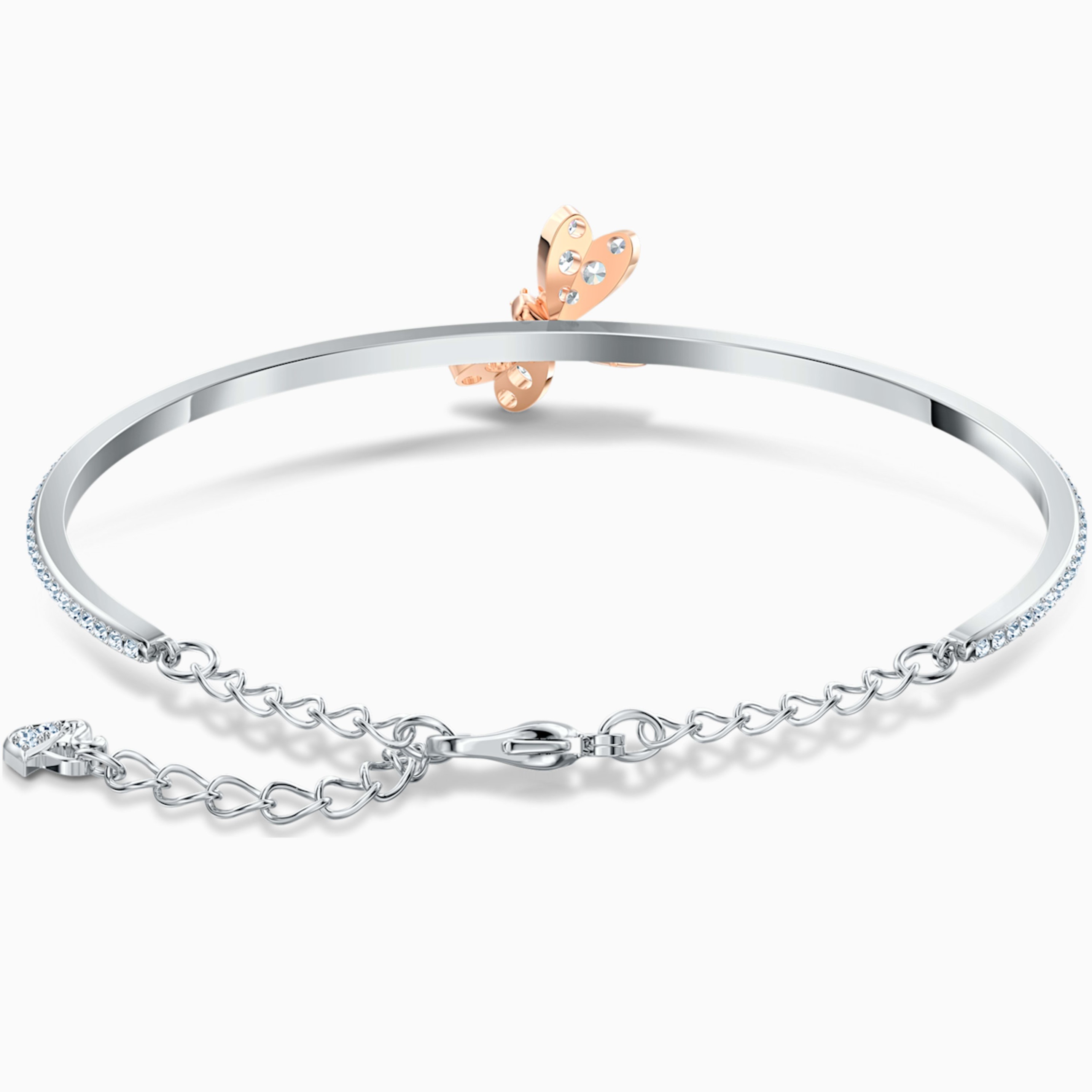 VÒNG TAY NỮ SWAROVSKI CHUỒN CHUỒN ETERNAL FLOWER DRAGONFLY BANGLE 5518138 5