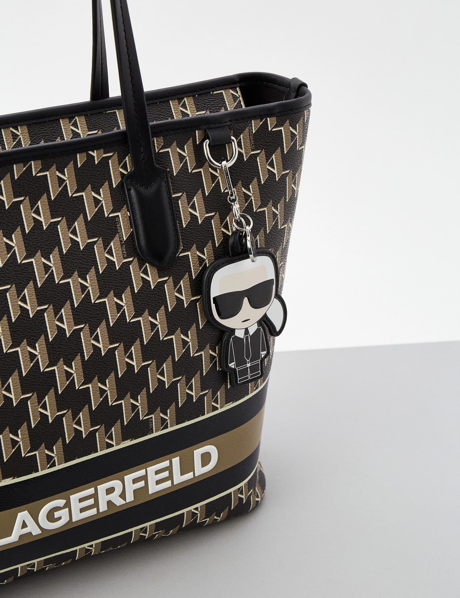 Túi xách Karl Lagerfeld Ikonik Mono Stripe Tote Bag 1