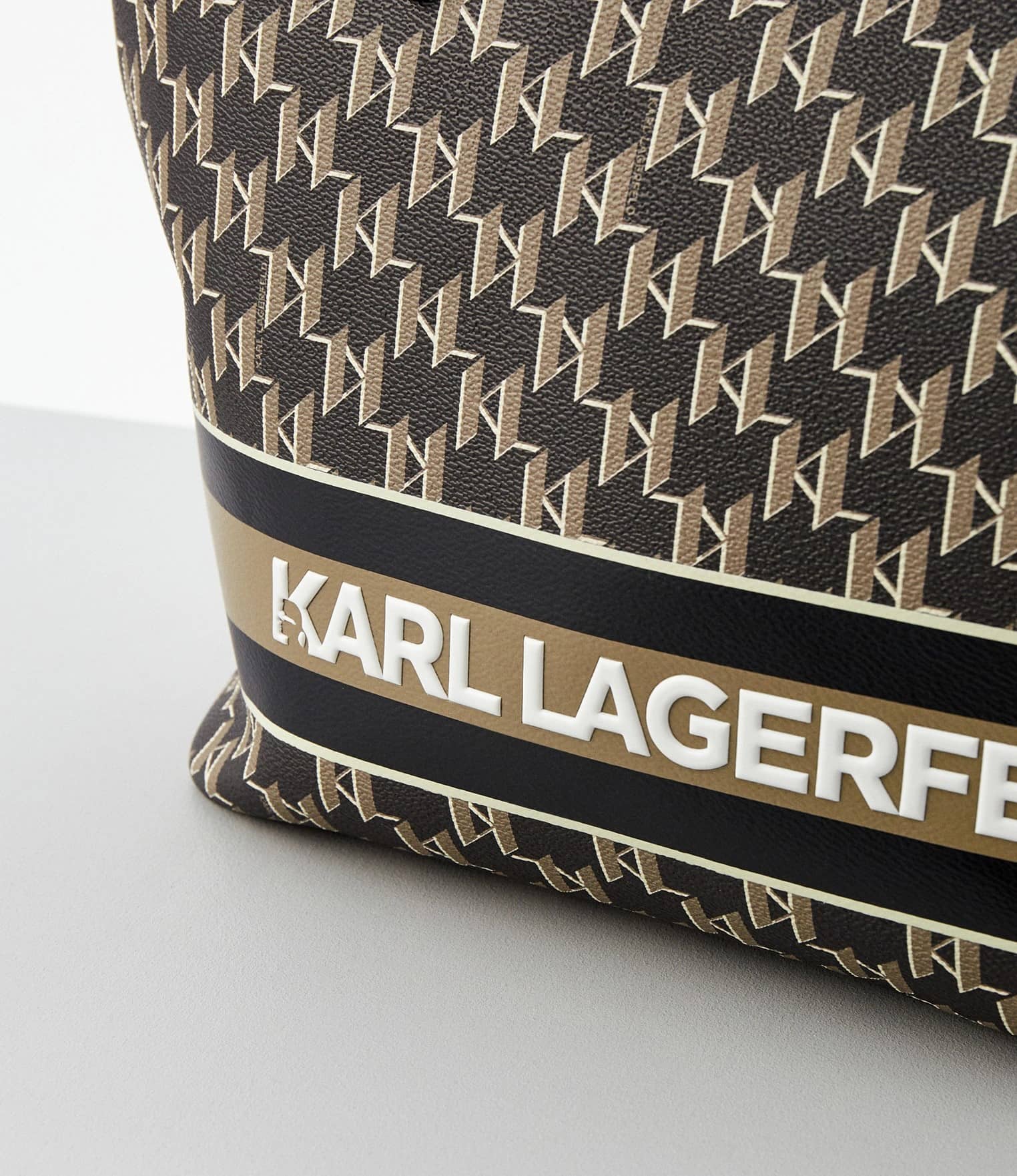 Túi xách Karl Lagerfeld Ikonik Mono Stripe Tote Bag 2