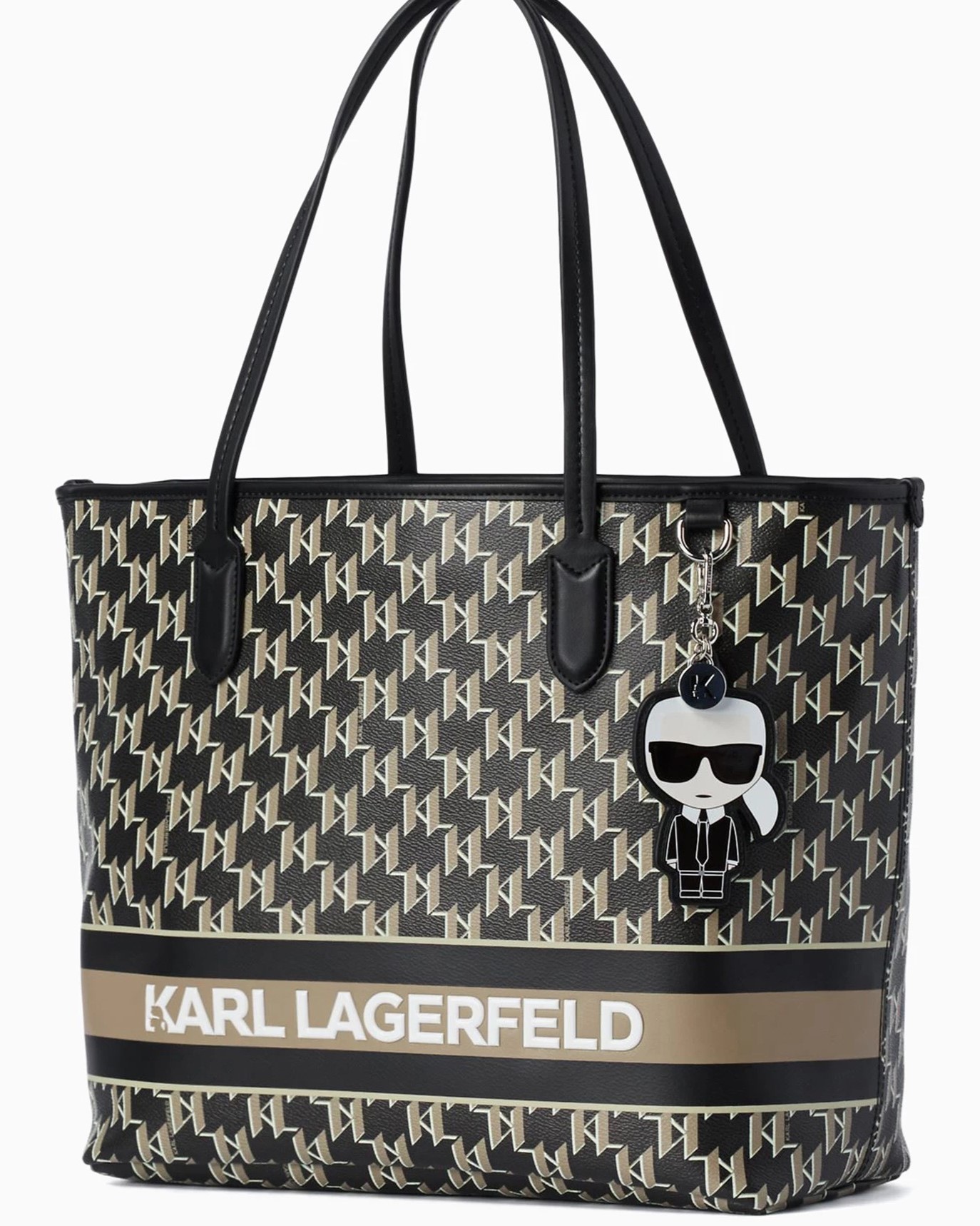 Túi xách Karl Lagerfeld Ikonik Mono Stripe Tote Bag 5