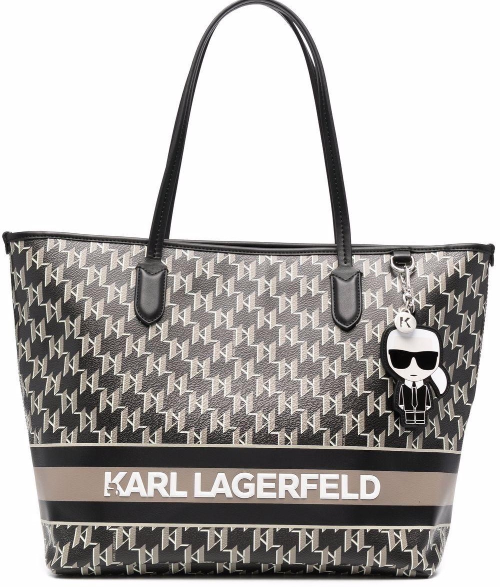 Túi xách Karl Lagerfeld Ikonik Mono Stripe Tote Bag 8