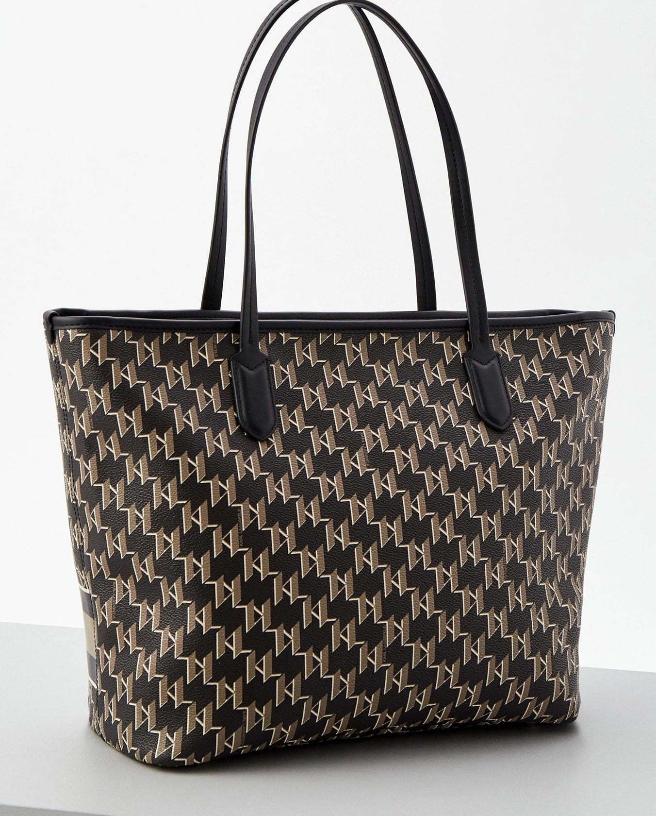 Túi xách Karl Lagerfeld Ikonik Mono Stripe Tote Bag 13