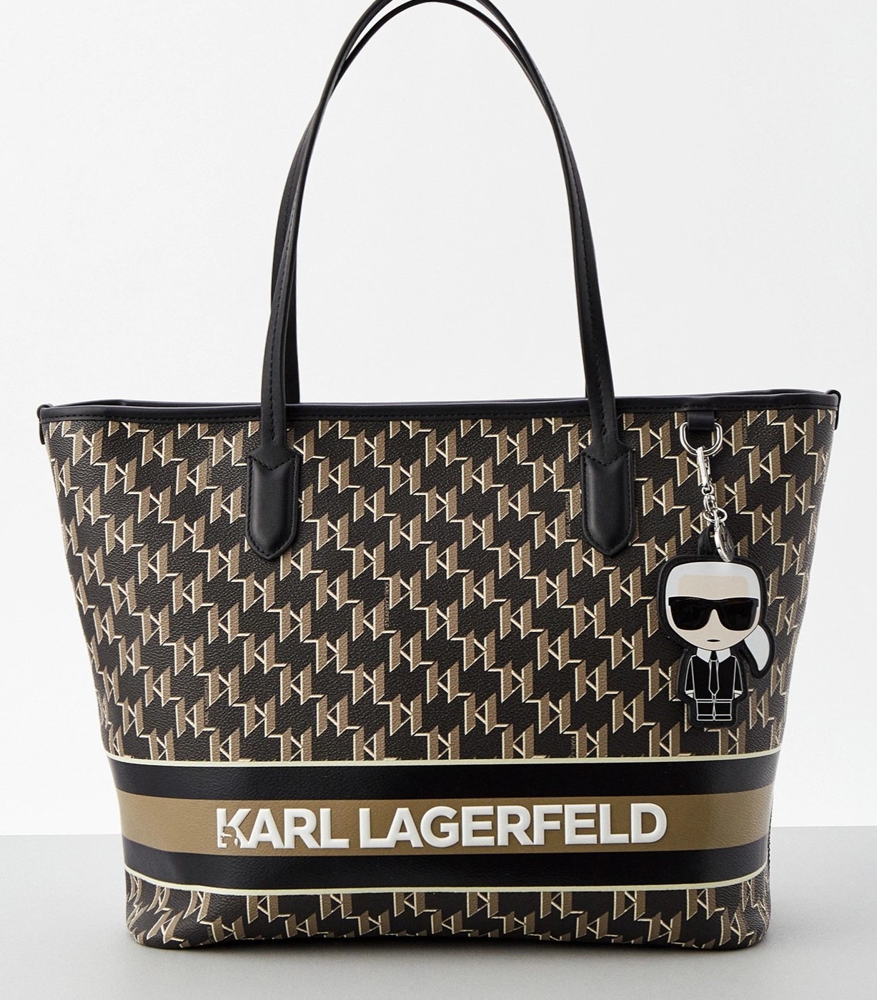 Túi xách Karl Lagerfeld Ikonik Mono Stripe Tote Bag 21