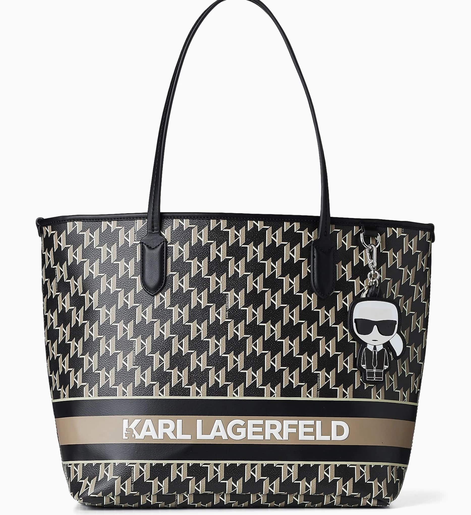 Túi xách Karl Lagerfeld Ikonik Mono Stripe Tote Bag 20