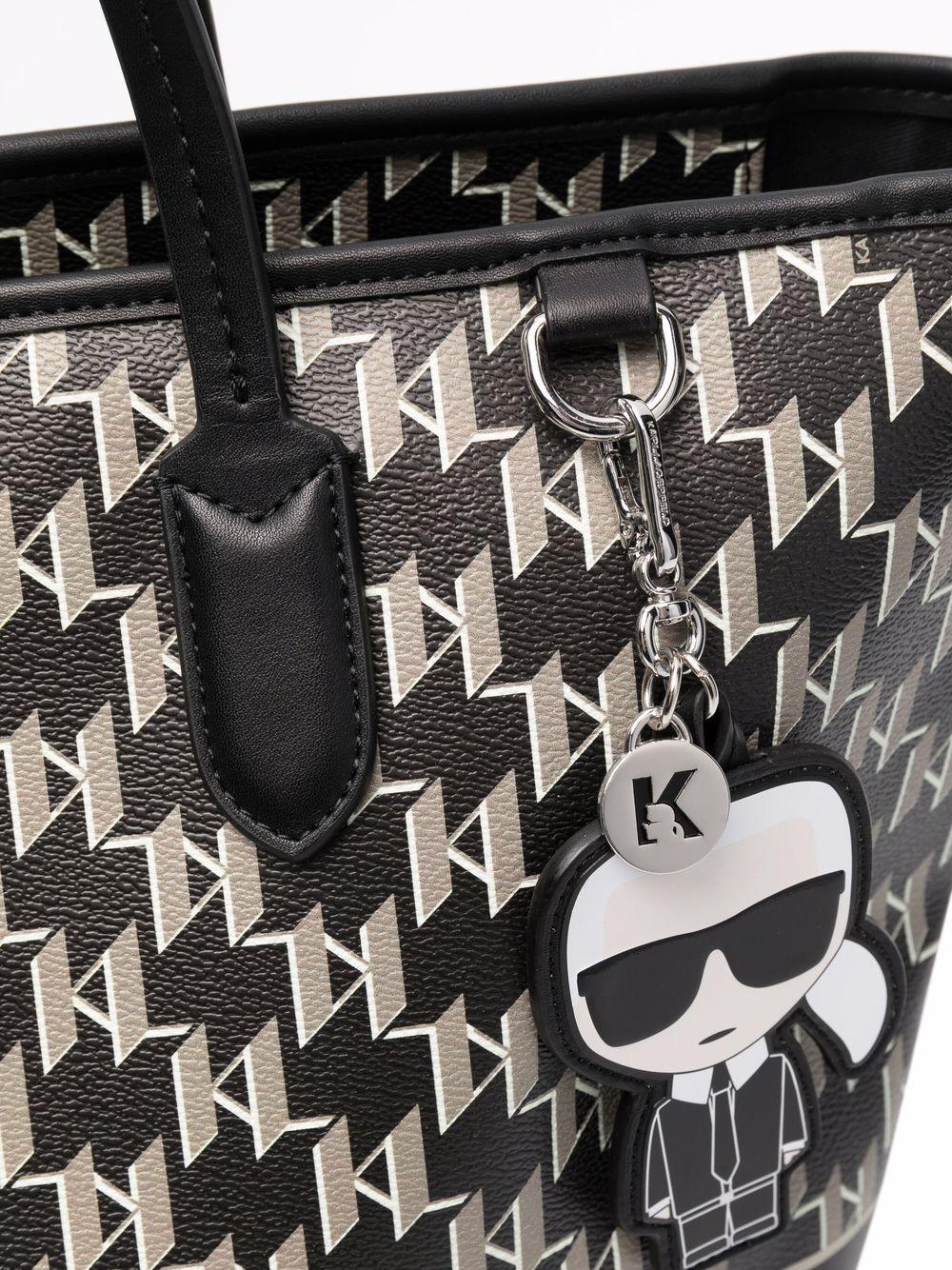 Túi xách Karl Lagerfeld Ikonik Mono Stripe Tote Bag 22