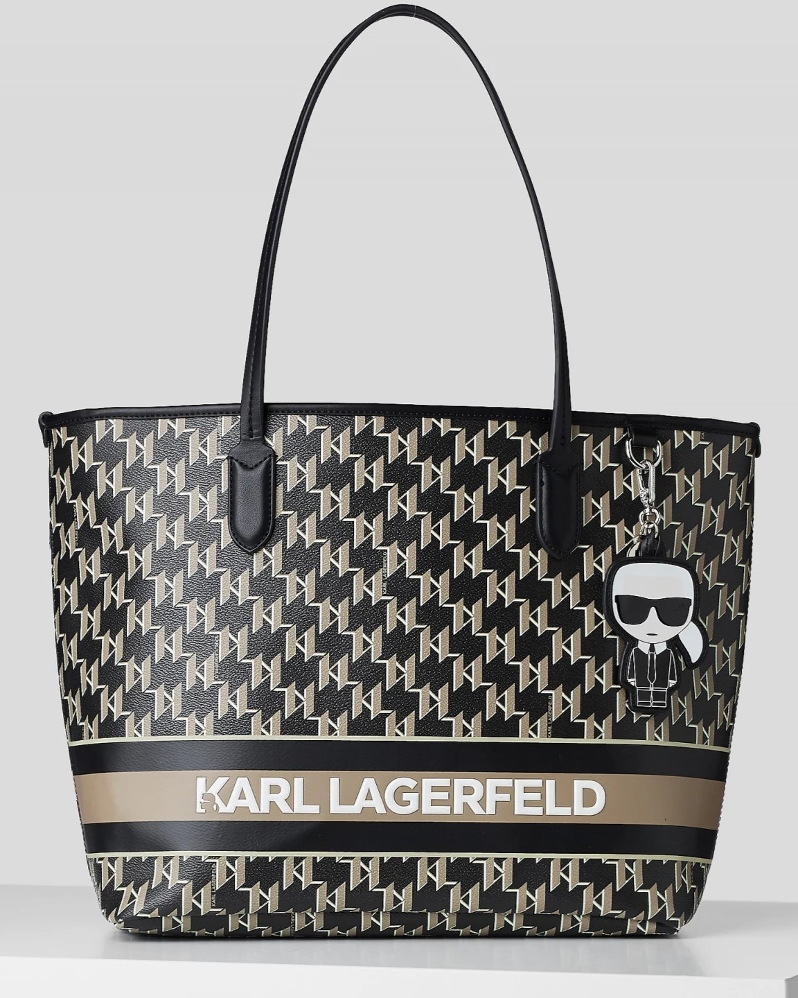 Túi xách Karl Lagerfeld Ikonik Mono Stripe Tote Bag 24
