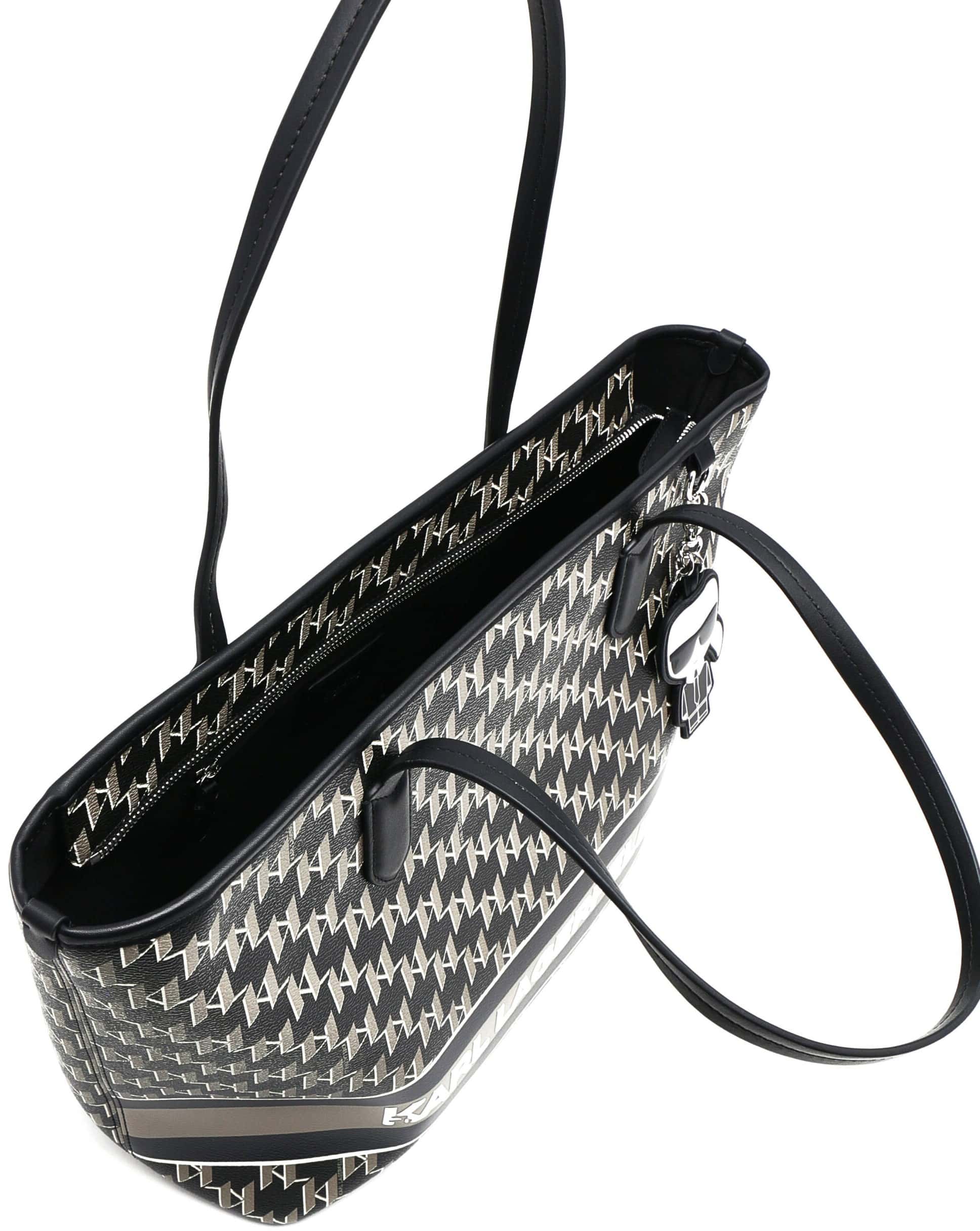 Túi xách Karl Lagerfeld Ikonik Mono Stripe Tote Bag 26