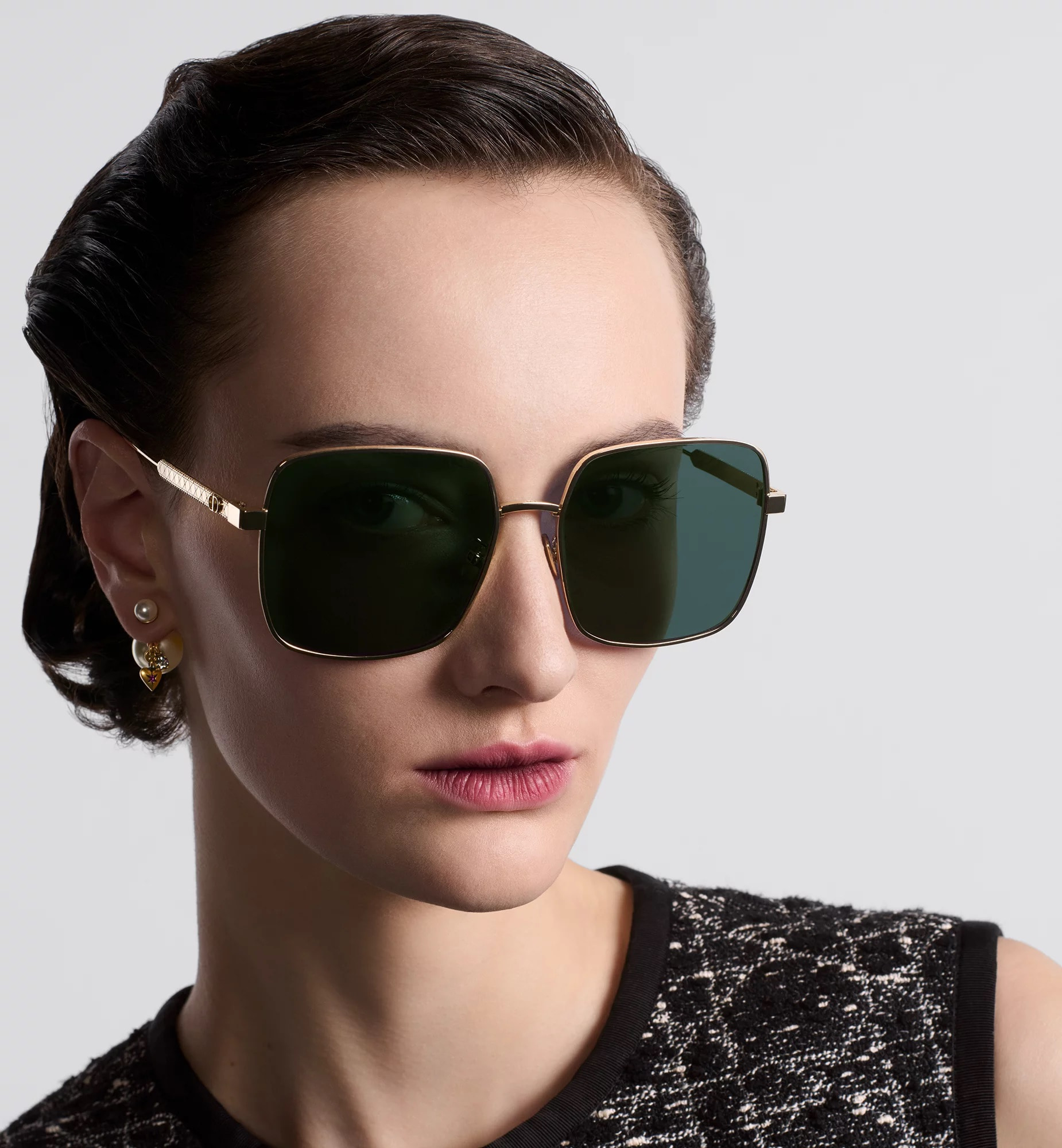 Mắt kính Dior DiorCannage S1U Blue Square Sunglasses 3