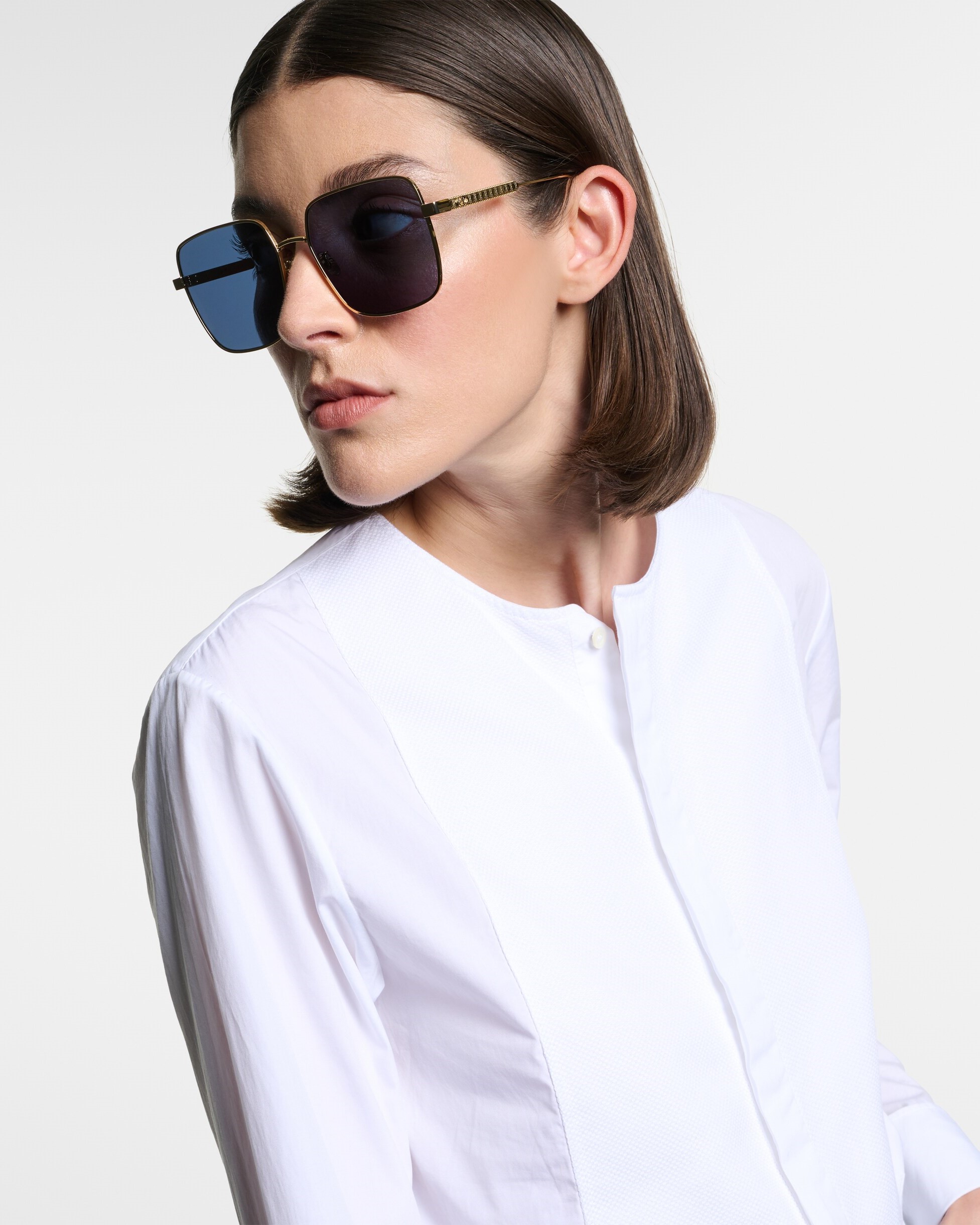 Mắt kính Dior DiorCannage S1U Blue Square Sunglasses 7