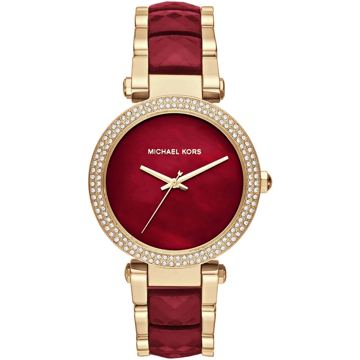 Đồng hồ đeo tay nữ Michael Kors Parker Crystallized Red Gold Tone Ladies Watch MK6427 3
