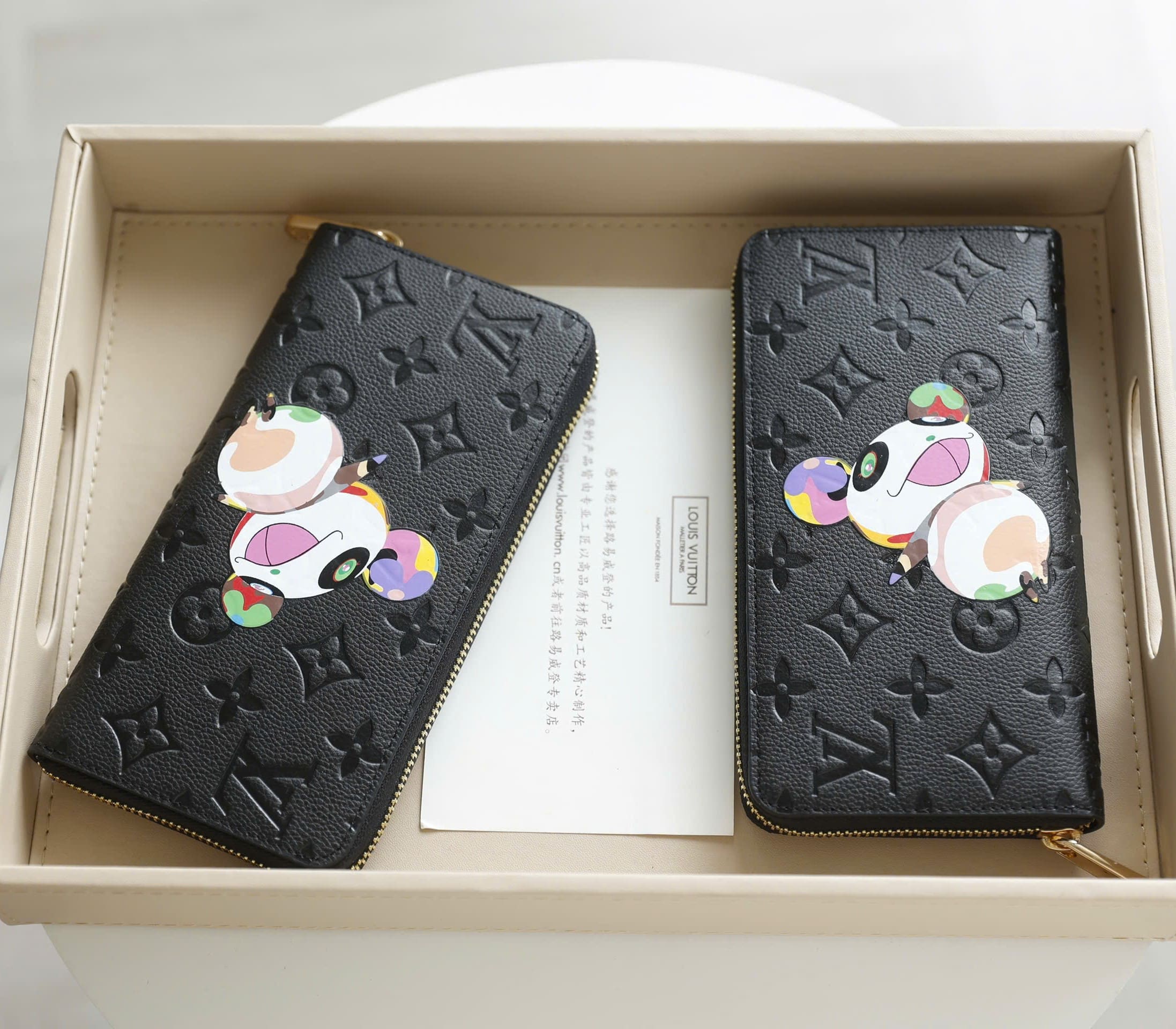 Ví dài Louis Vuitton Monogram Empreinte Panda Japan Wallet M14160 1