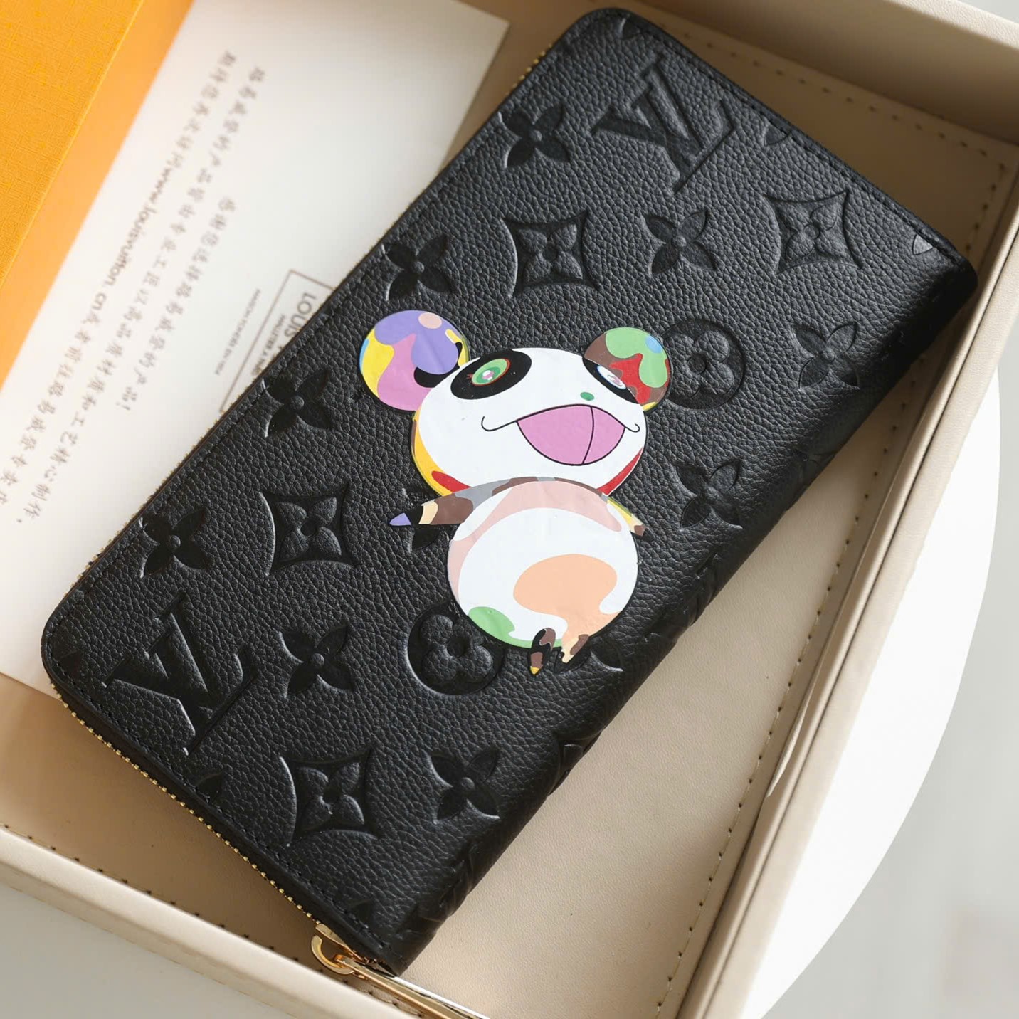 Ví dài Louis Vuitton Monogram Empreinte Panda Japan Wallet M14160 2