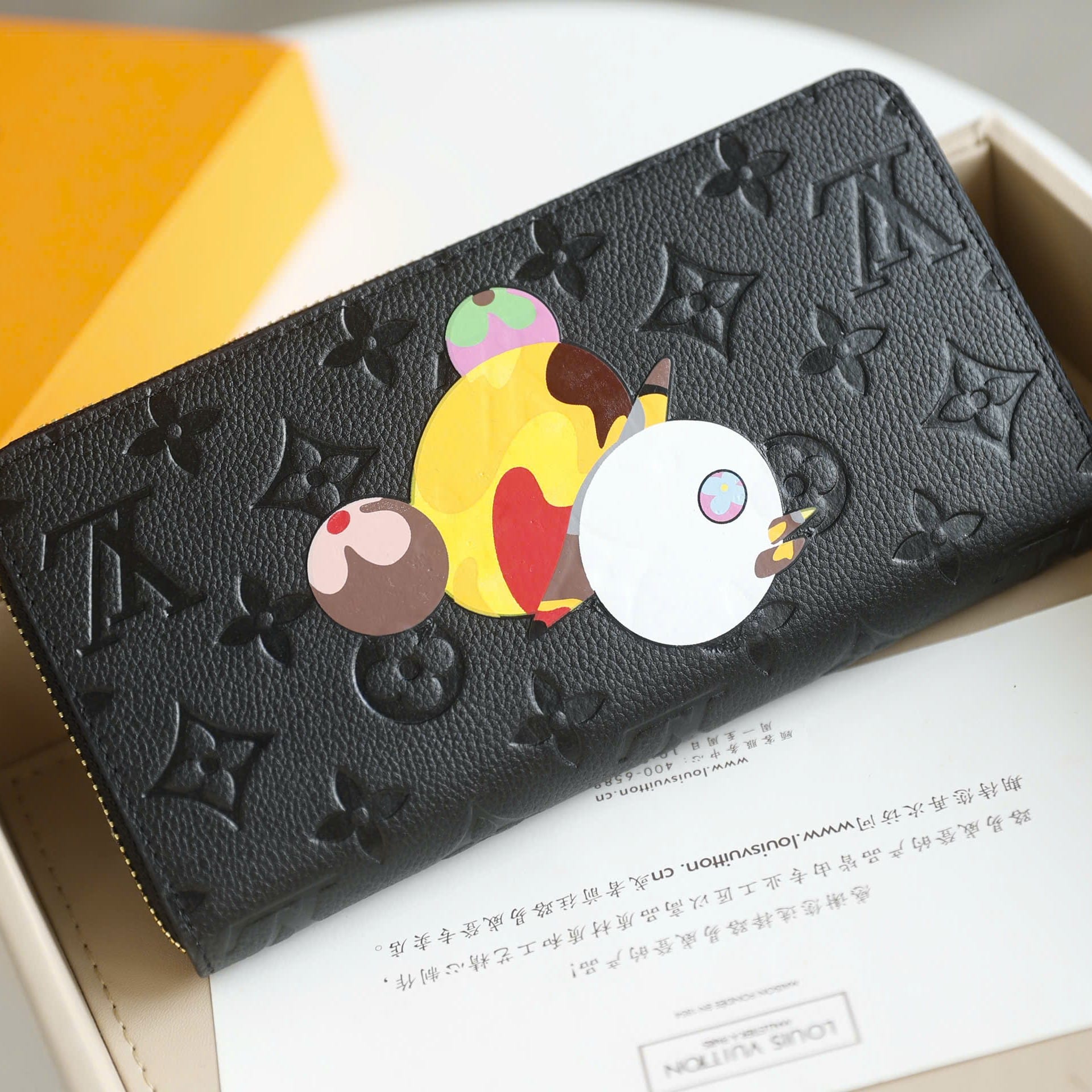 Ví dài Louis Vuitton Monogram Empreinte Panda Japan Wallet M14160 11