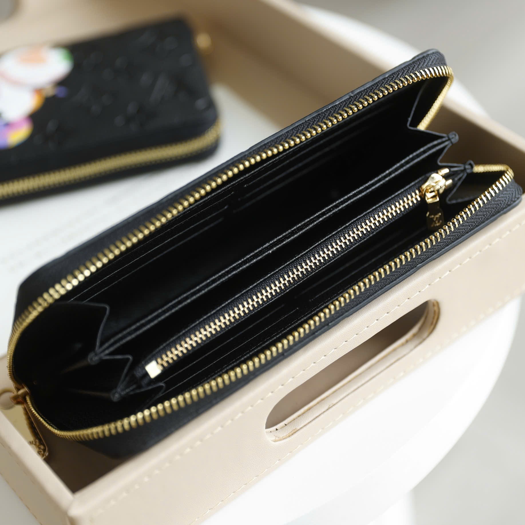 Ví dài Louis Vuitton Monogram Empreinte Panda Japan Wallet M14160 13