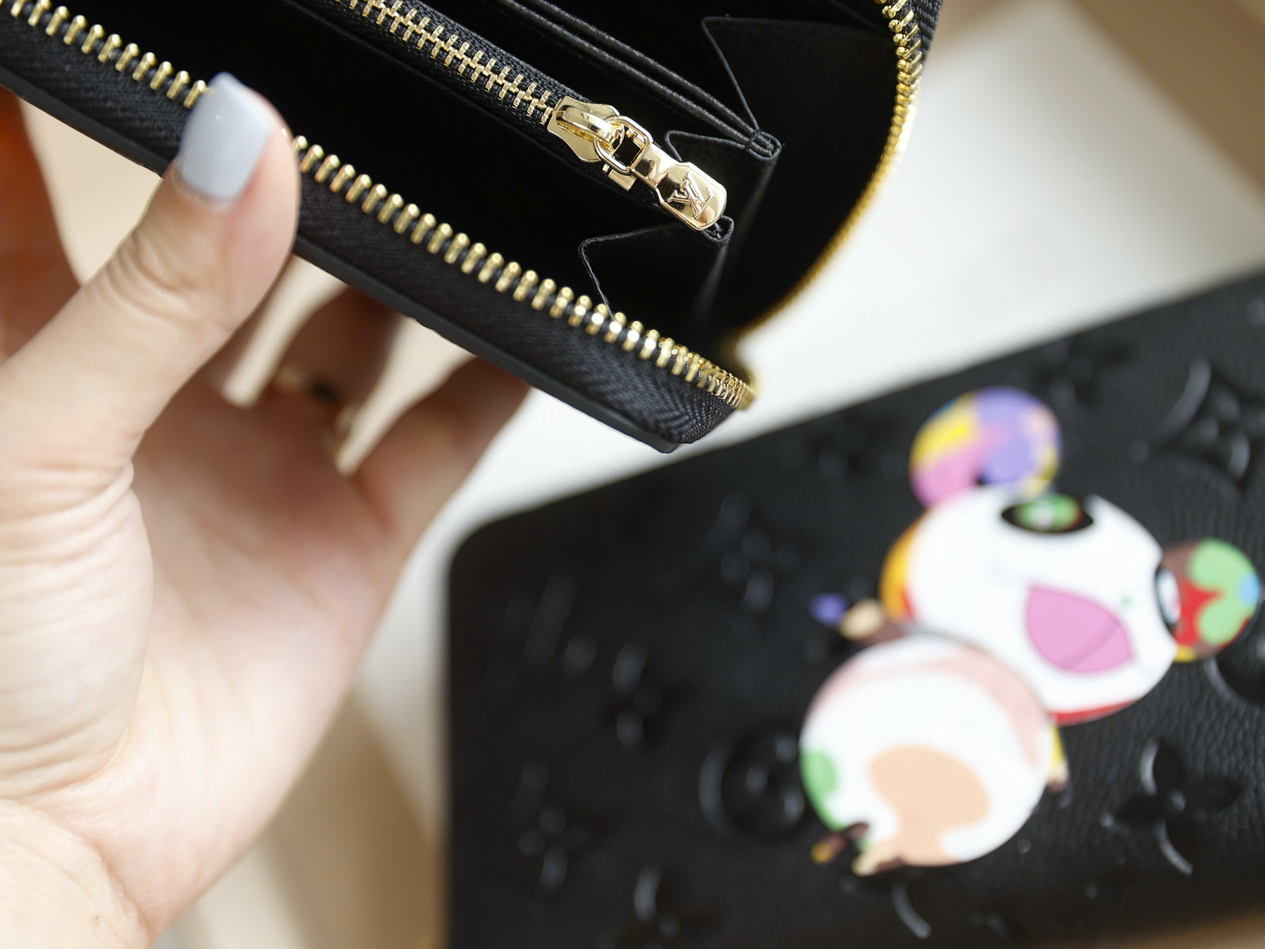 Ví dài Louis Vuitton Monogram Empreinte Panda Japan Wallet M14160 12