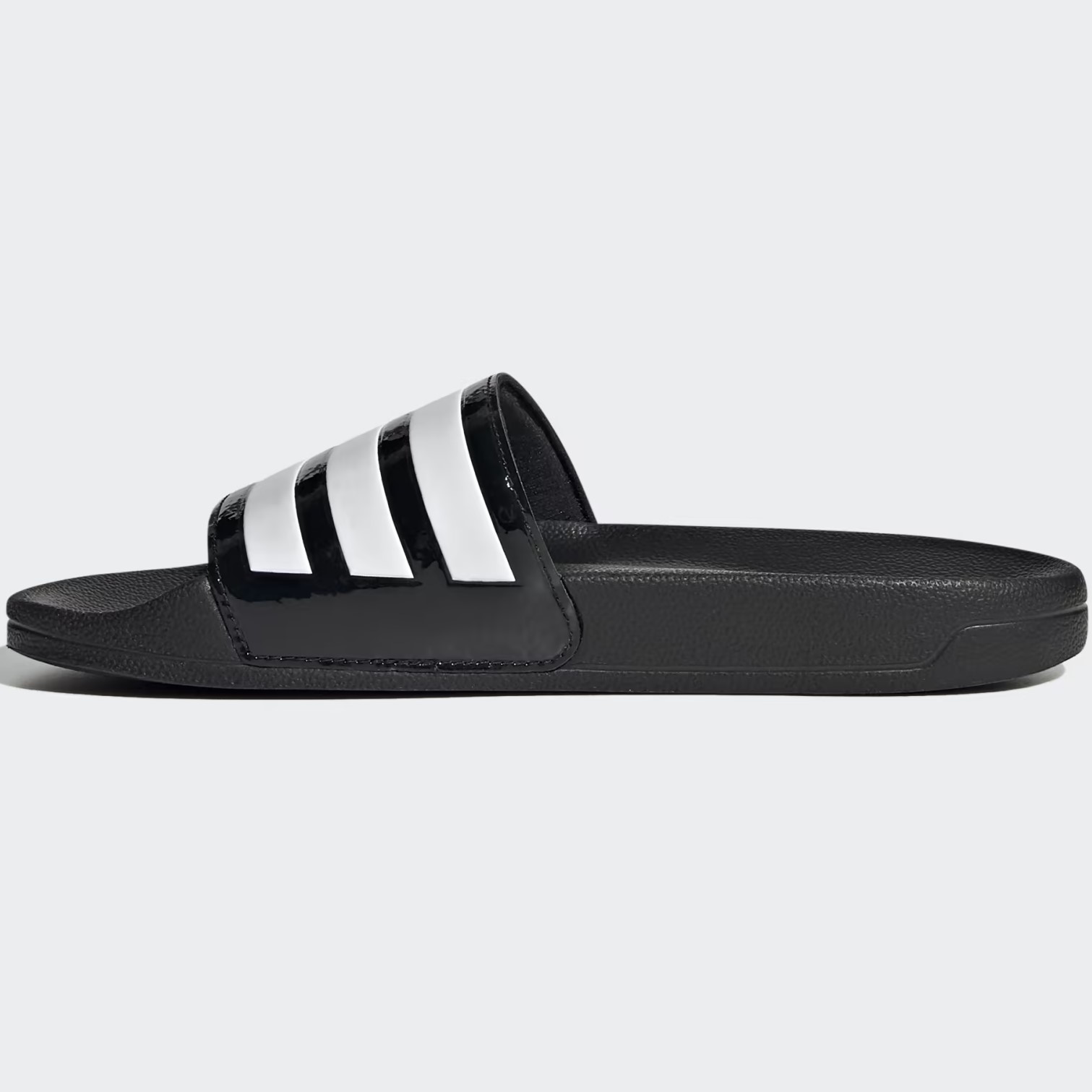 Dép sọc trắng đen Adidas Quai Ngang Adilette Shower Slides Core Black Cloud White FZ2852 1