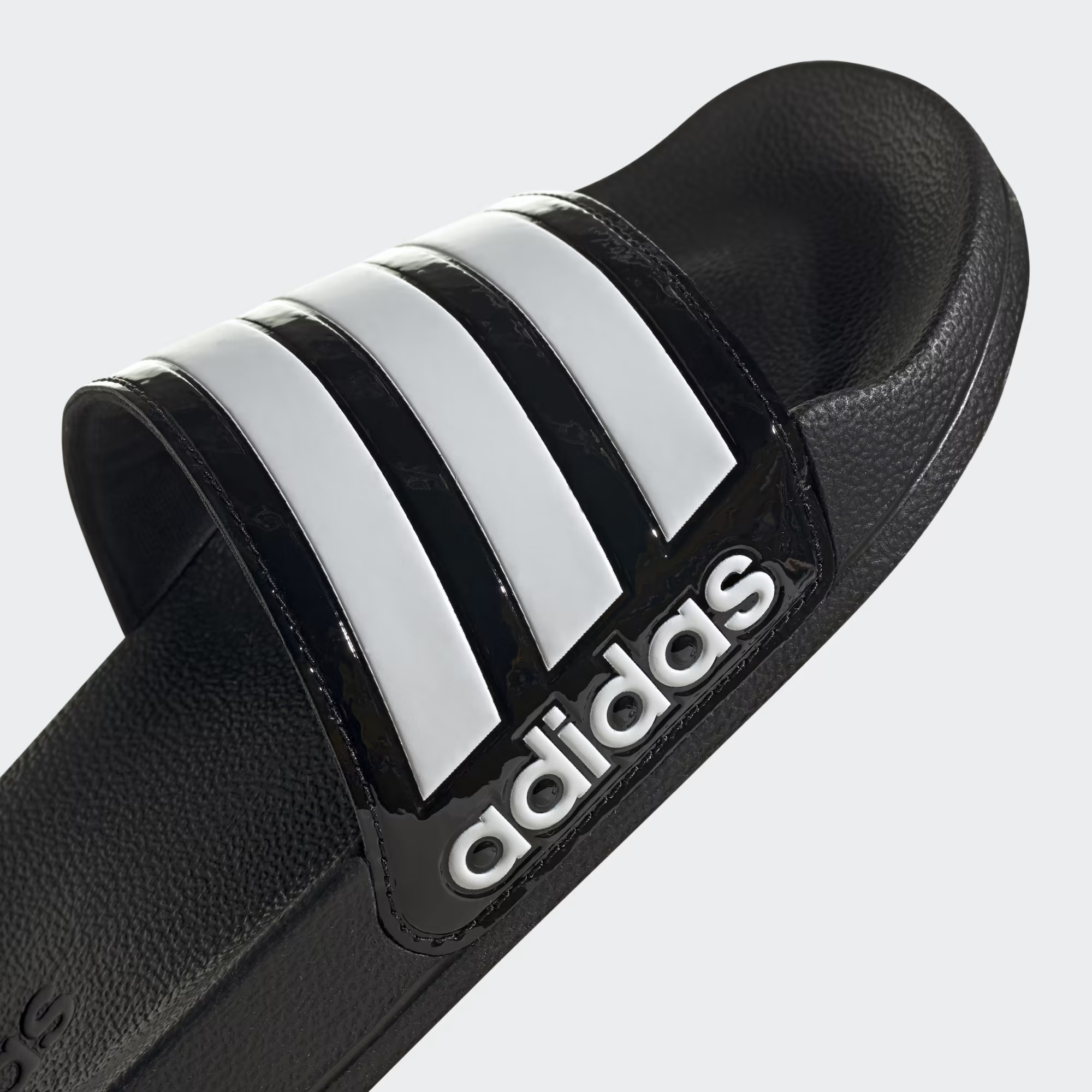 Dép sọc trắng đen Adidas Quai Ngang Adilette Shower Slides Core Black Cloud White FZ2852 3