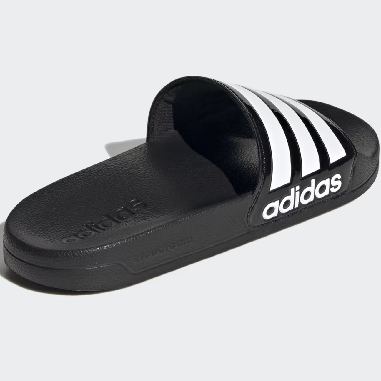 Dép sọc trắng đen Adidas Quai Ngang Adilette Shower Slides Core Black Cloud White FZ2852 8
