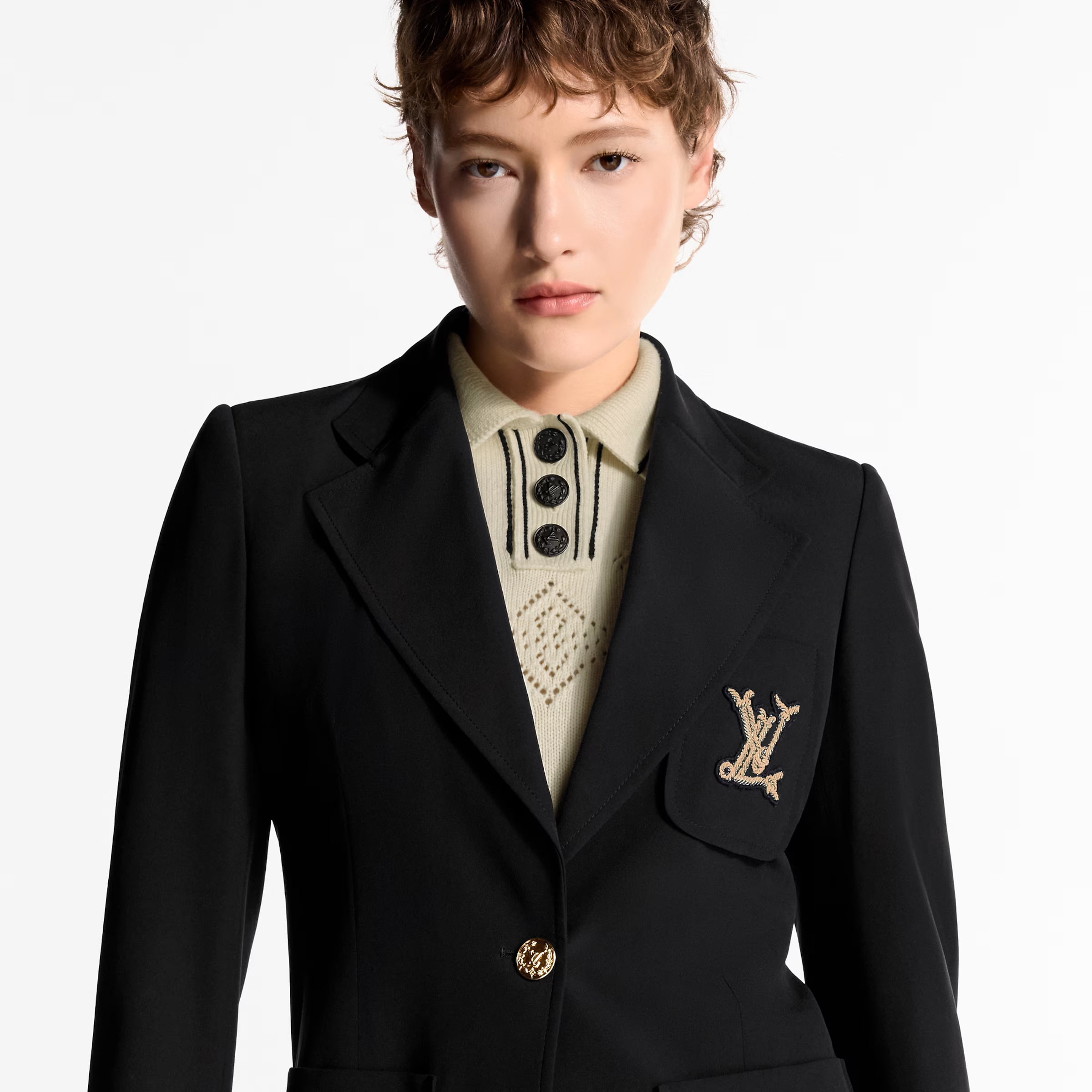 Áo khoác vest nữ LV Louis Vuitton Nautical Preppy Blazer 1