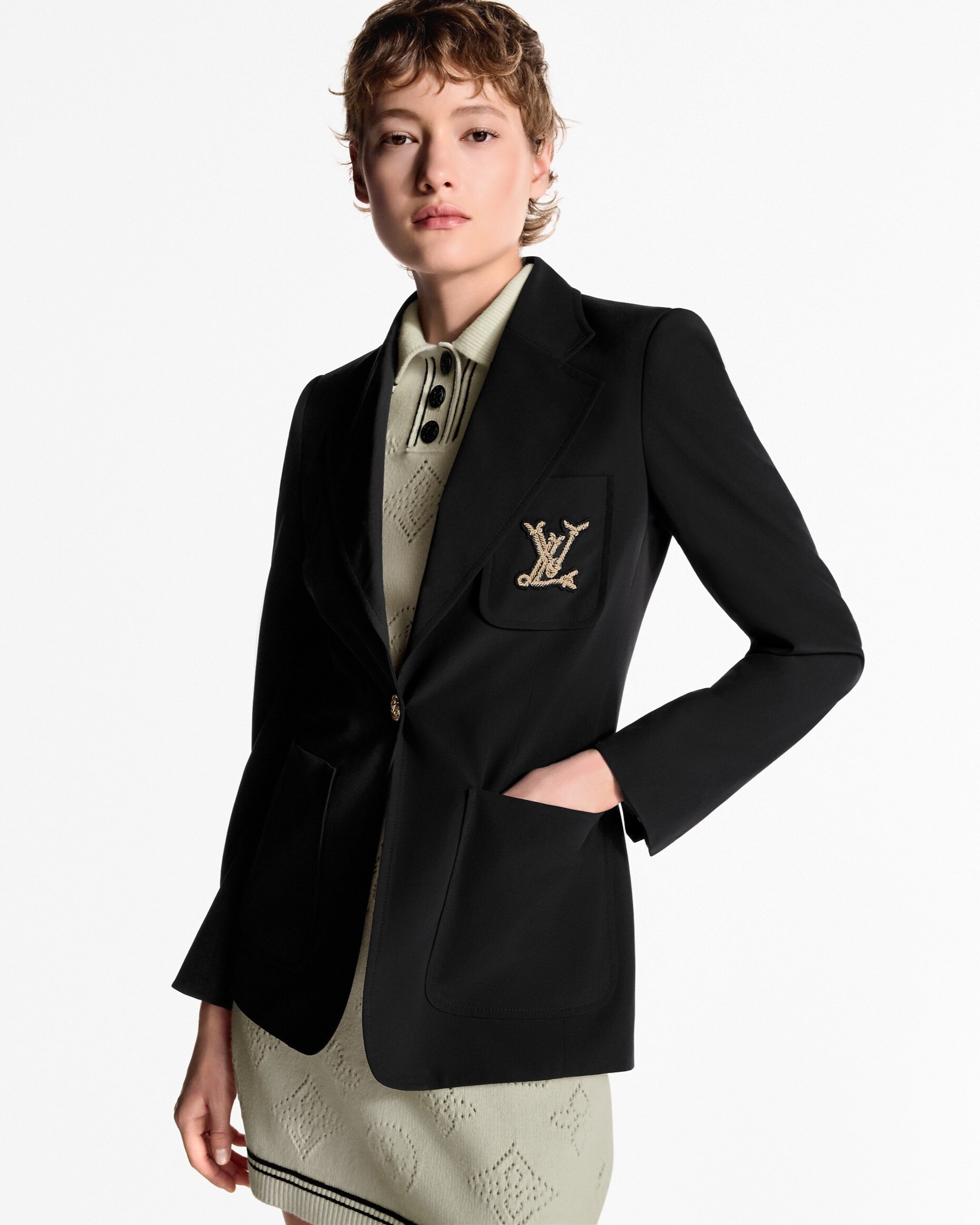 Áo khoác vest nữ LV Louis Vuitton Nautical Preppy Blazer 5