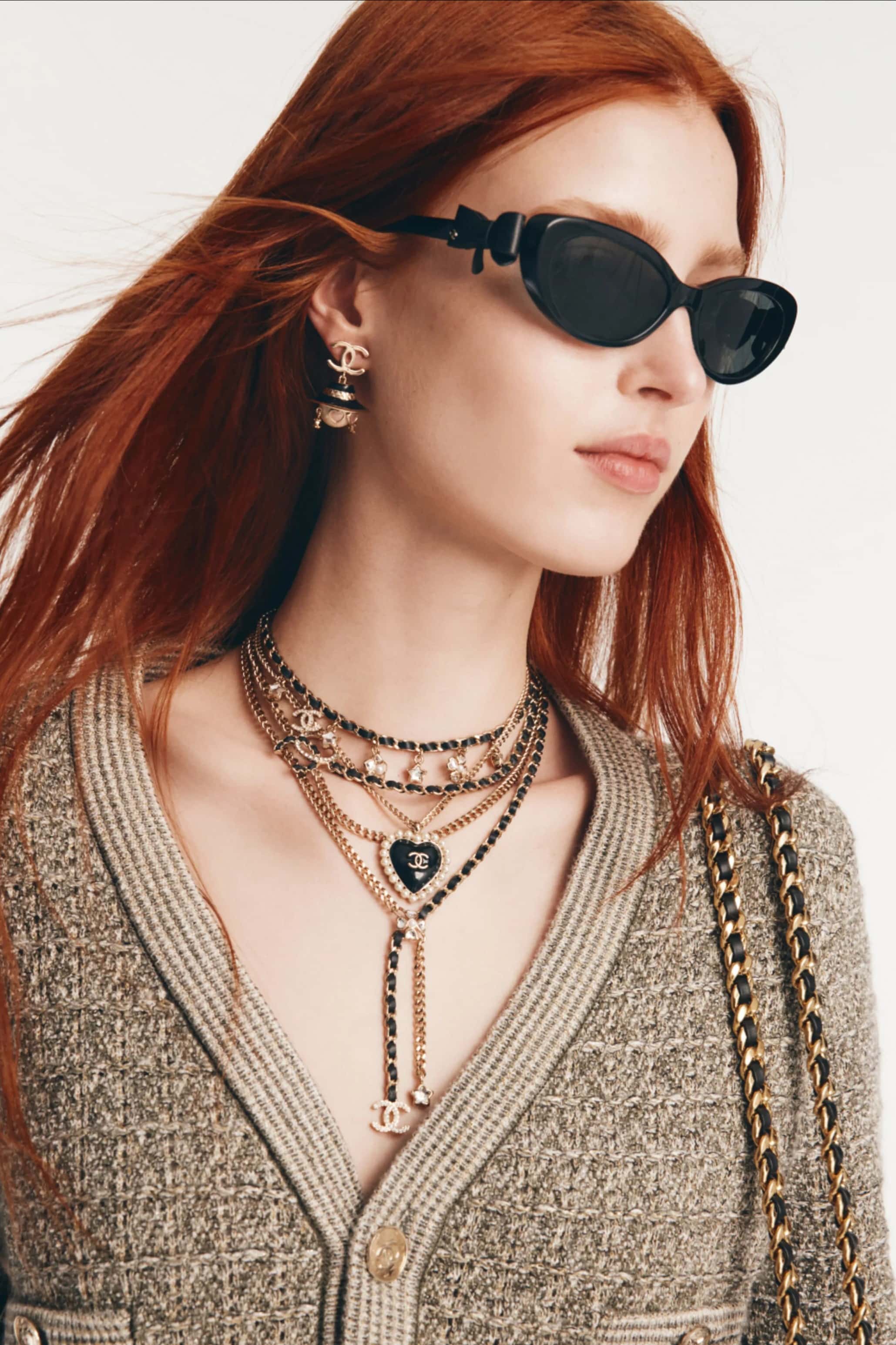 Kính mát Chanel Cat Eye Sunglasses Acetate 9181 13
