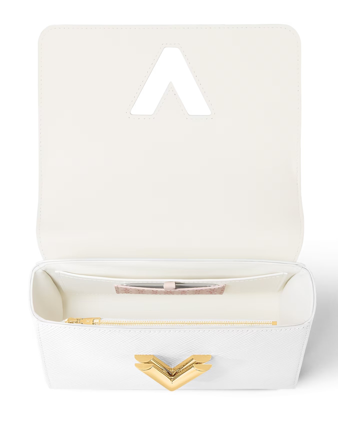 Túi đeo chéo nữ Louis Vuitton Twist MM Optic White 2