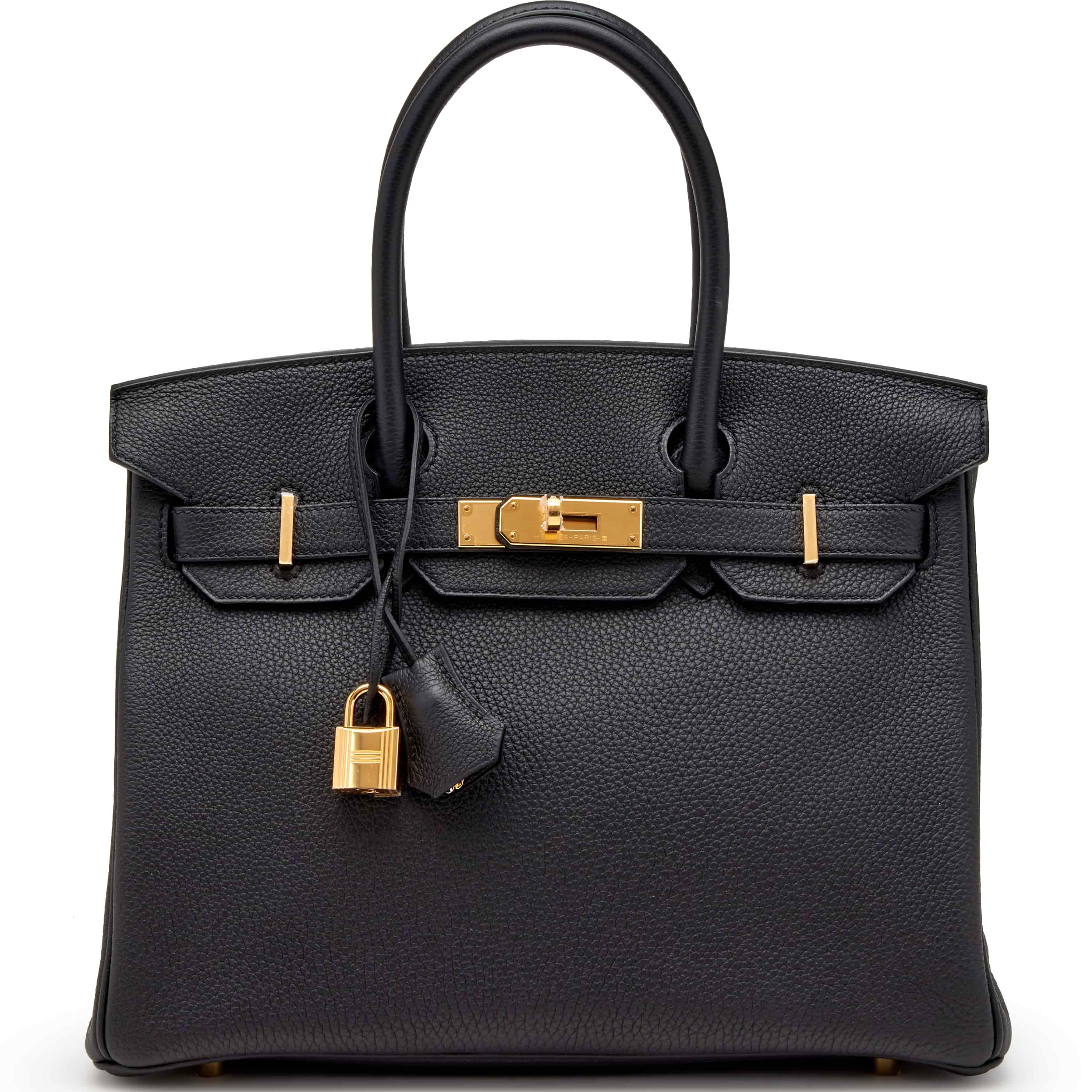 Túi xách Hermès Birkin 30 Black Togo Gold Hardware 3