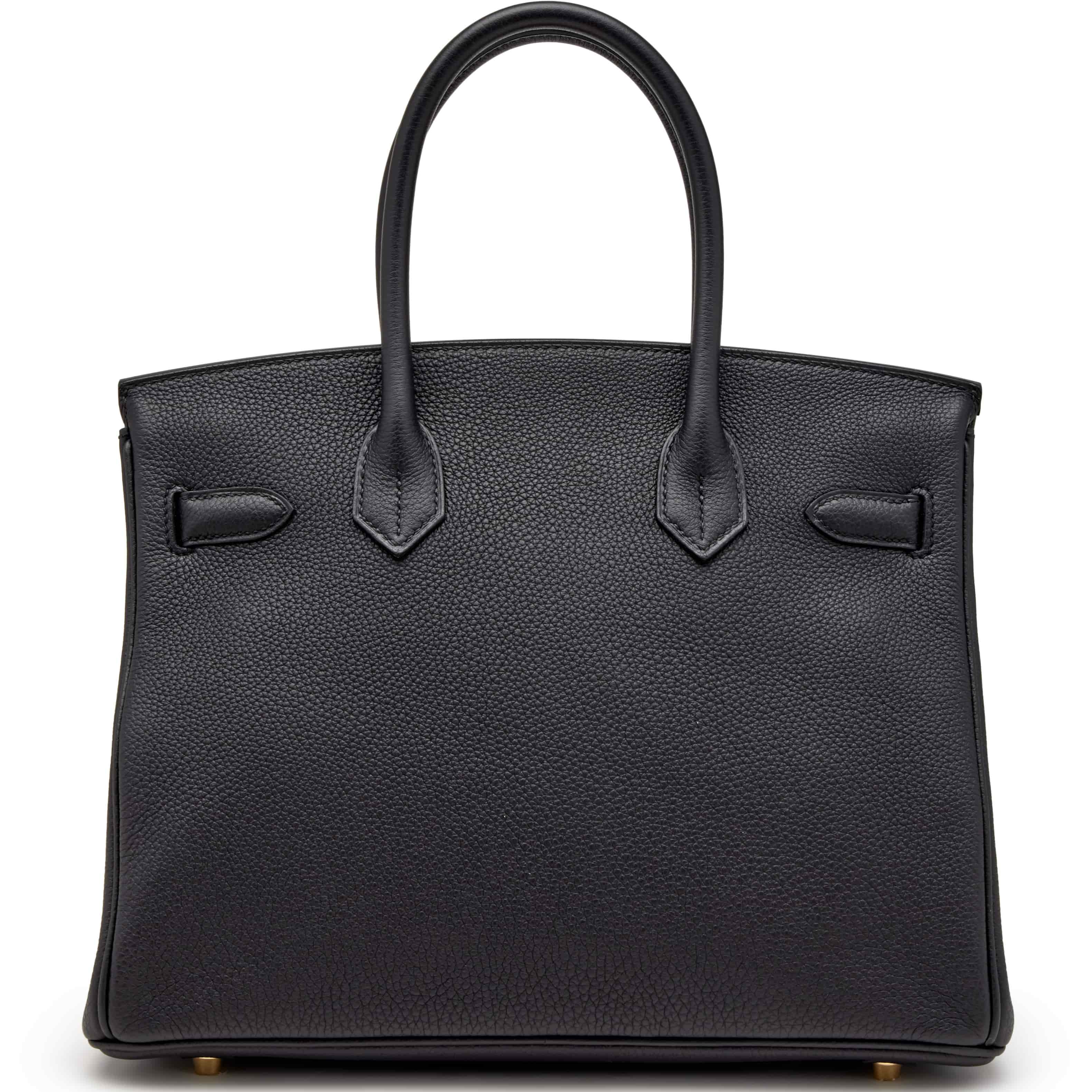 Túi xách Hermès Birkin 30 Black Togo Gold Hardware 10